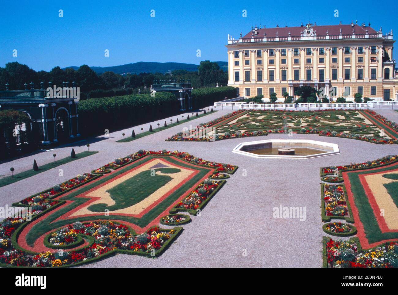 Austria, Vienna, Schonbrunn Palace, Garden.. Stock Photo