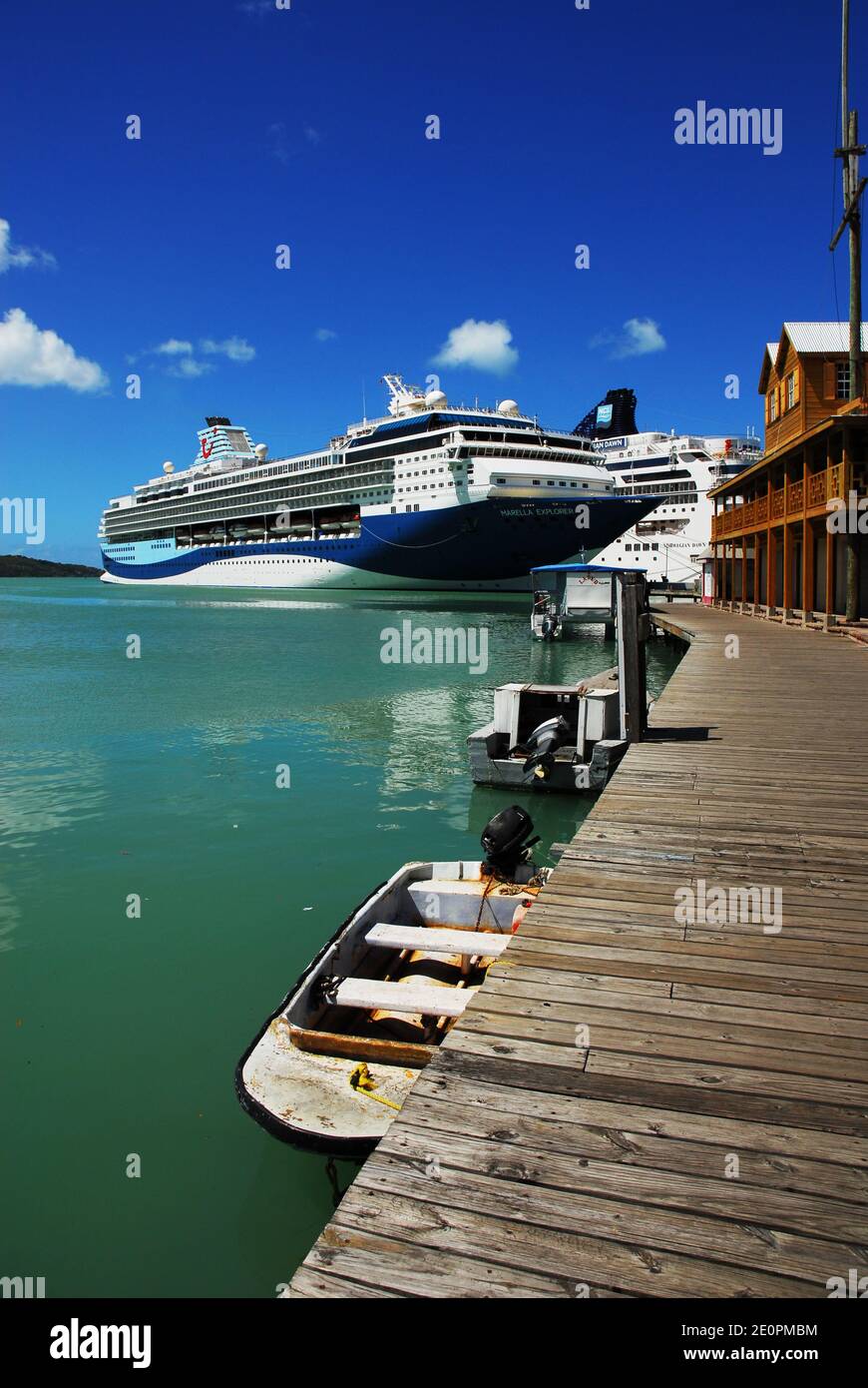 Caribbean: Antigua: St John's: Cruise Terminal Stock Photo