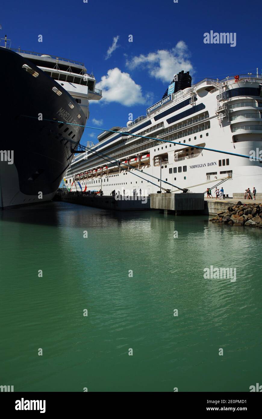 Caribbean Antigua St John S Cruise Terminal Stock Photo Alamy