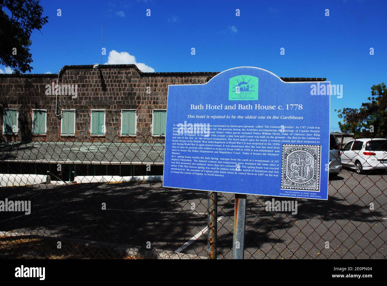 Caribbean Leeward Islands St Kitts and Nevis Nevis Bath House Hotel