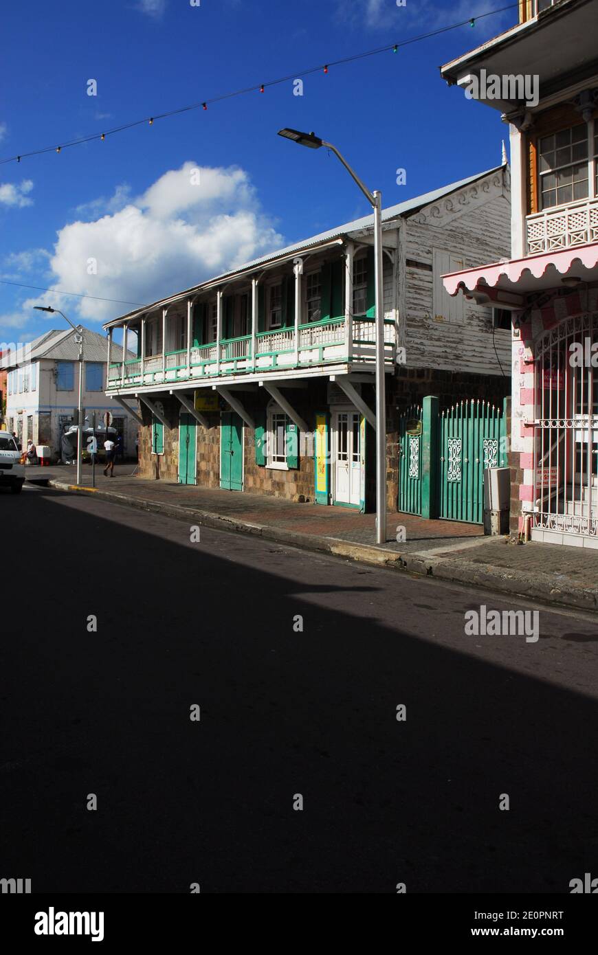 Caribbean St Kitts And Nevis St Kitts Basseterre Typical   Caribbean St Kitts And Nevis St Kitts Basseterre Typical Architecture 2E0PNRT 