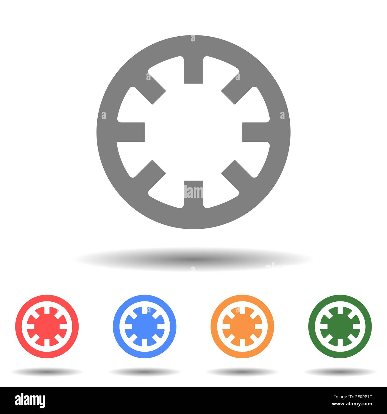 Circle center icon vector logo isolated on background Stock Vector ...
