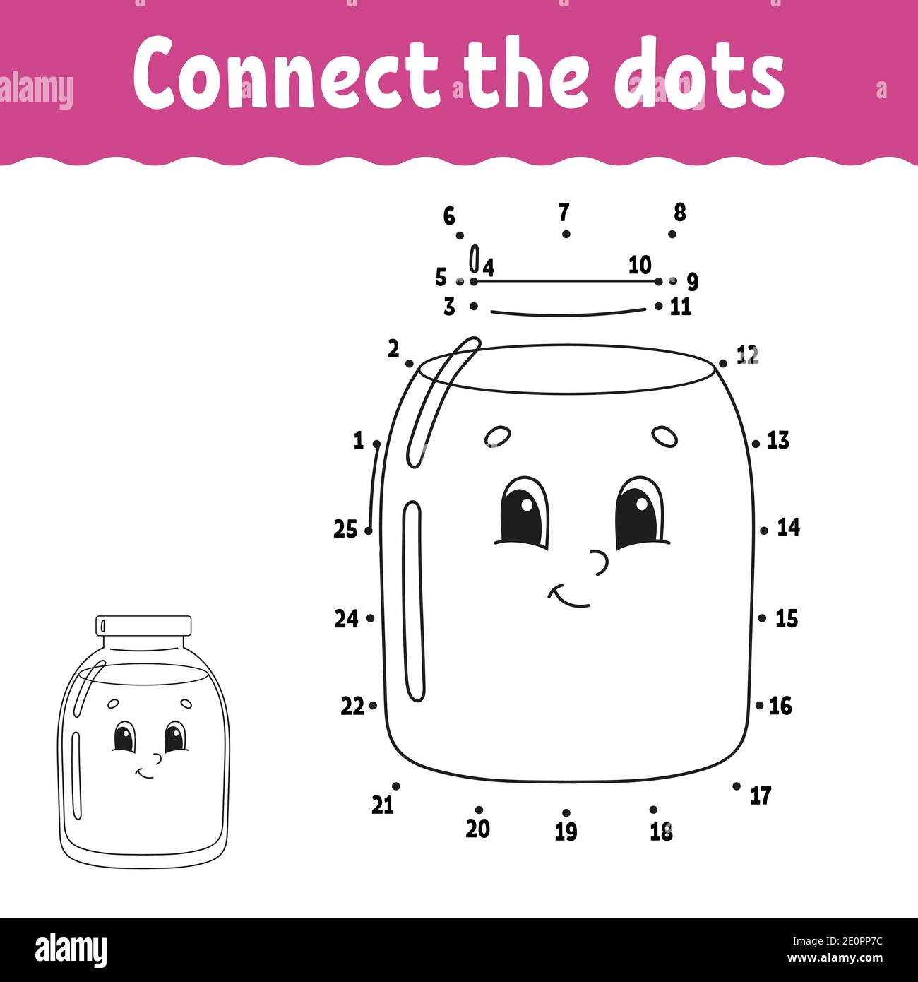 Dot to dot. Draw a line. Handwriting practice. Learning numbers for kids.  Education developing worksheet. Activity page. Game for toddler and  preschoo Stock Vector Image & Art - Alamy