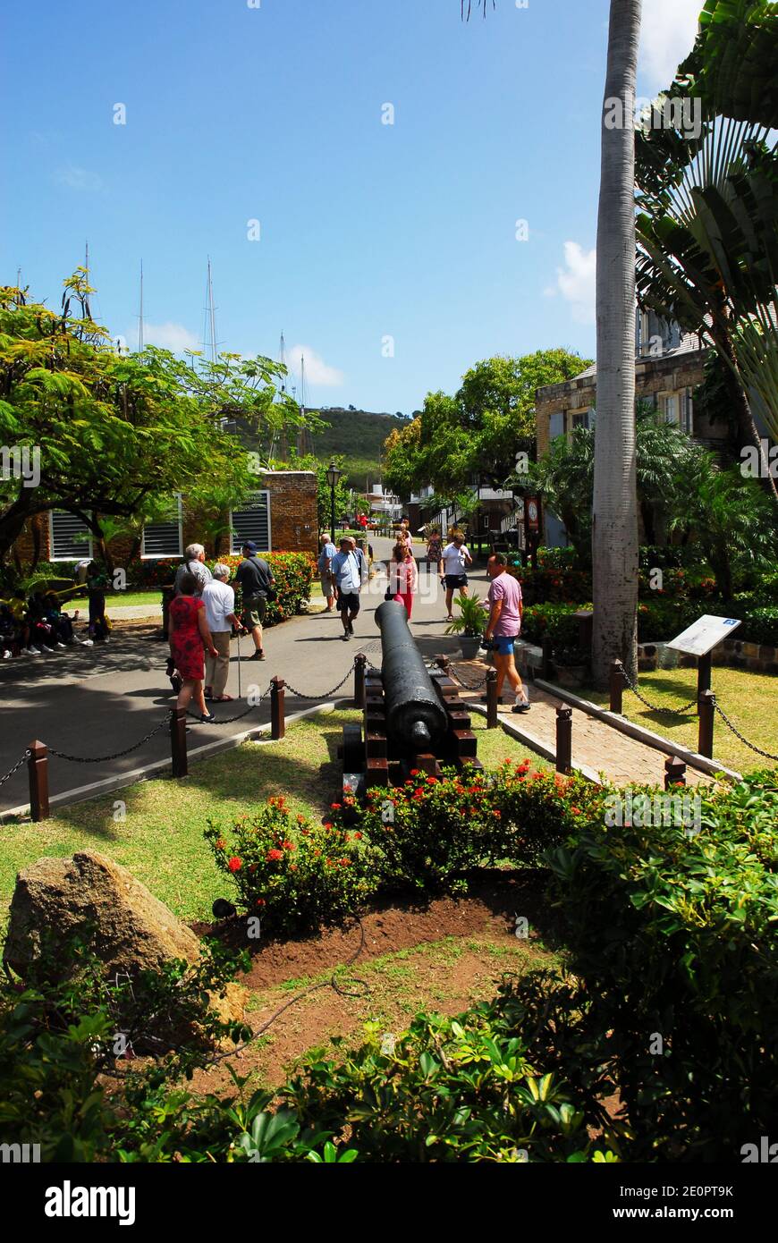 Antigua English Harbour Stock Photo Alamy