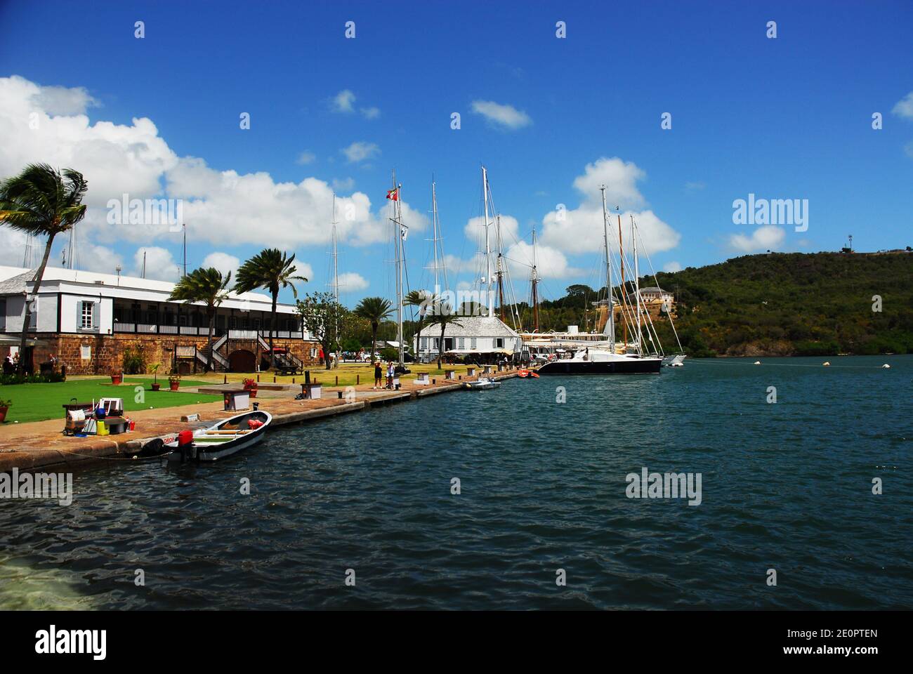 Antigua English Harbour Stock Photo Alamy