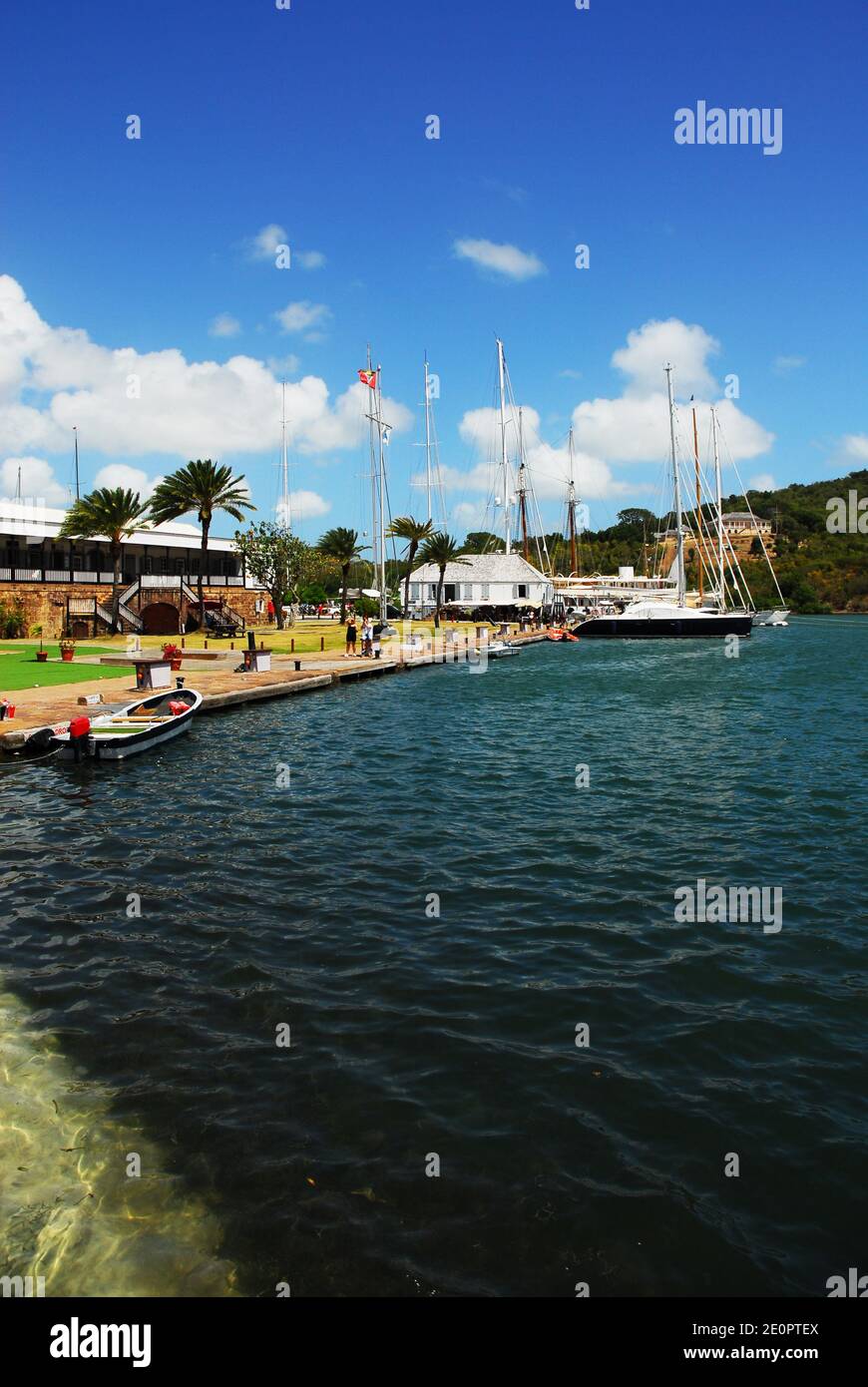 Antigua English Harbour Stock Photo Alamy