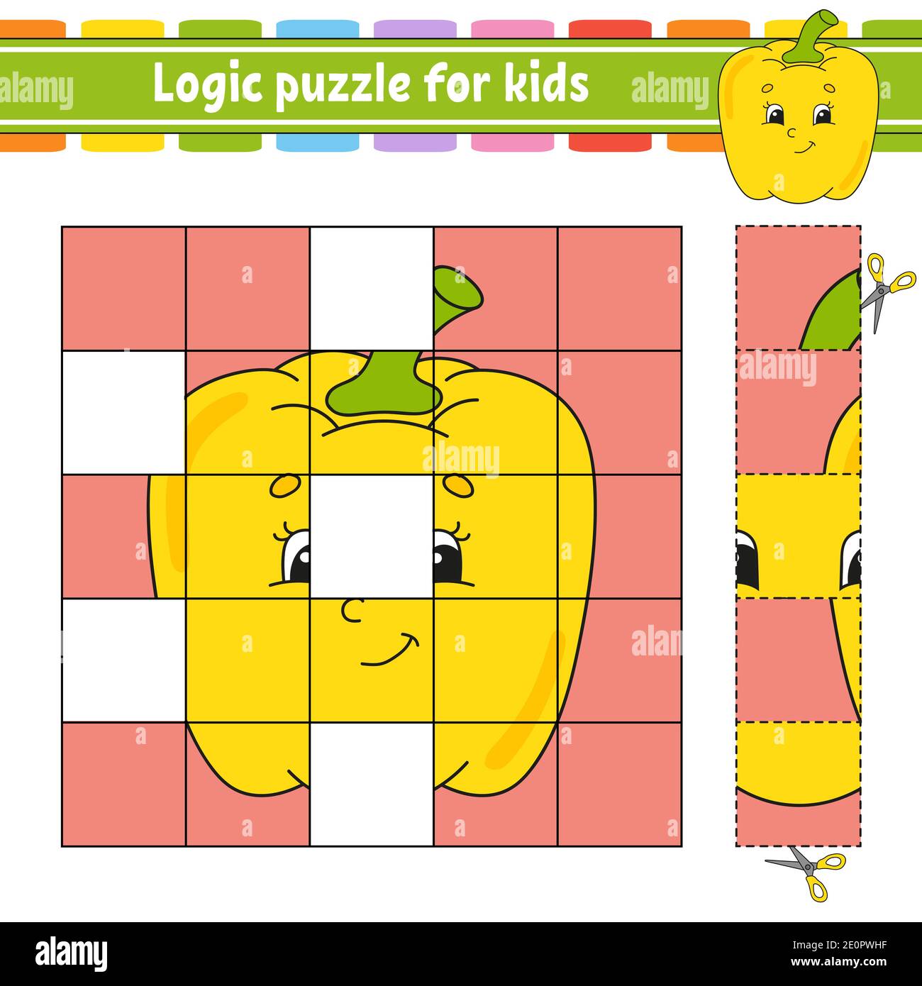 Logic puzzle for kids. Education developing worksheet. Learning game ...