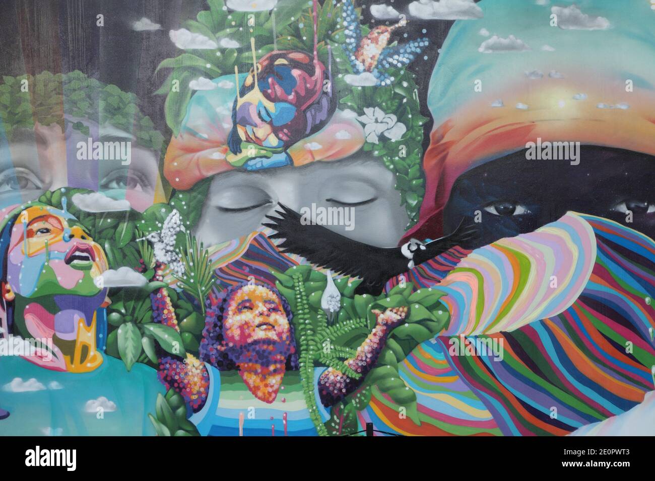 Wynwood.Neighborhood in Miami, Florida.Known for its many colorful