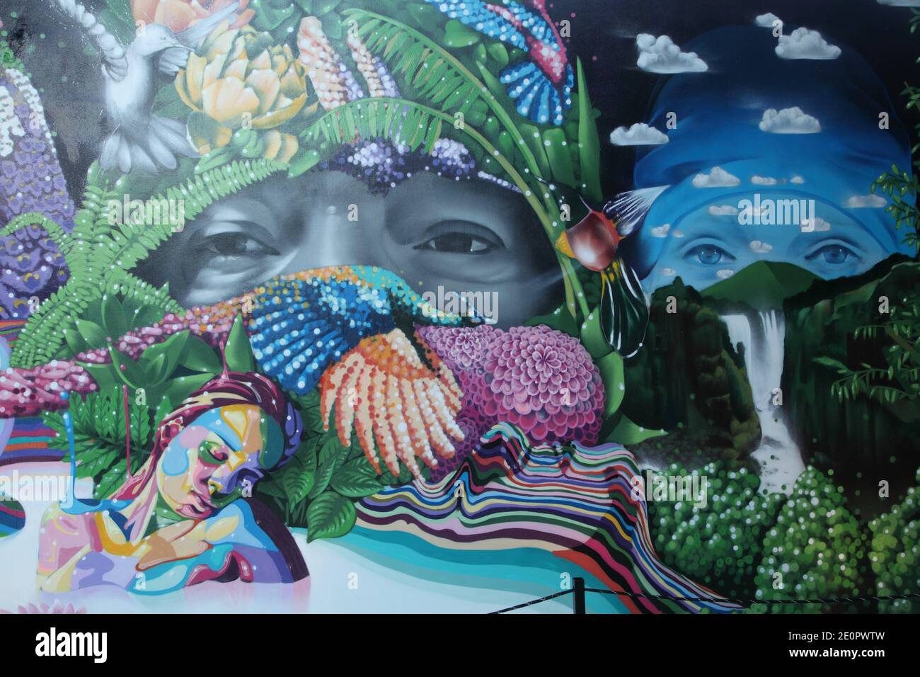 Wynwood.Neighborhood in Miami, Florida.Known for its many colorful