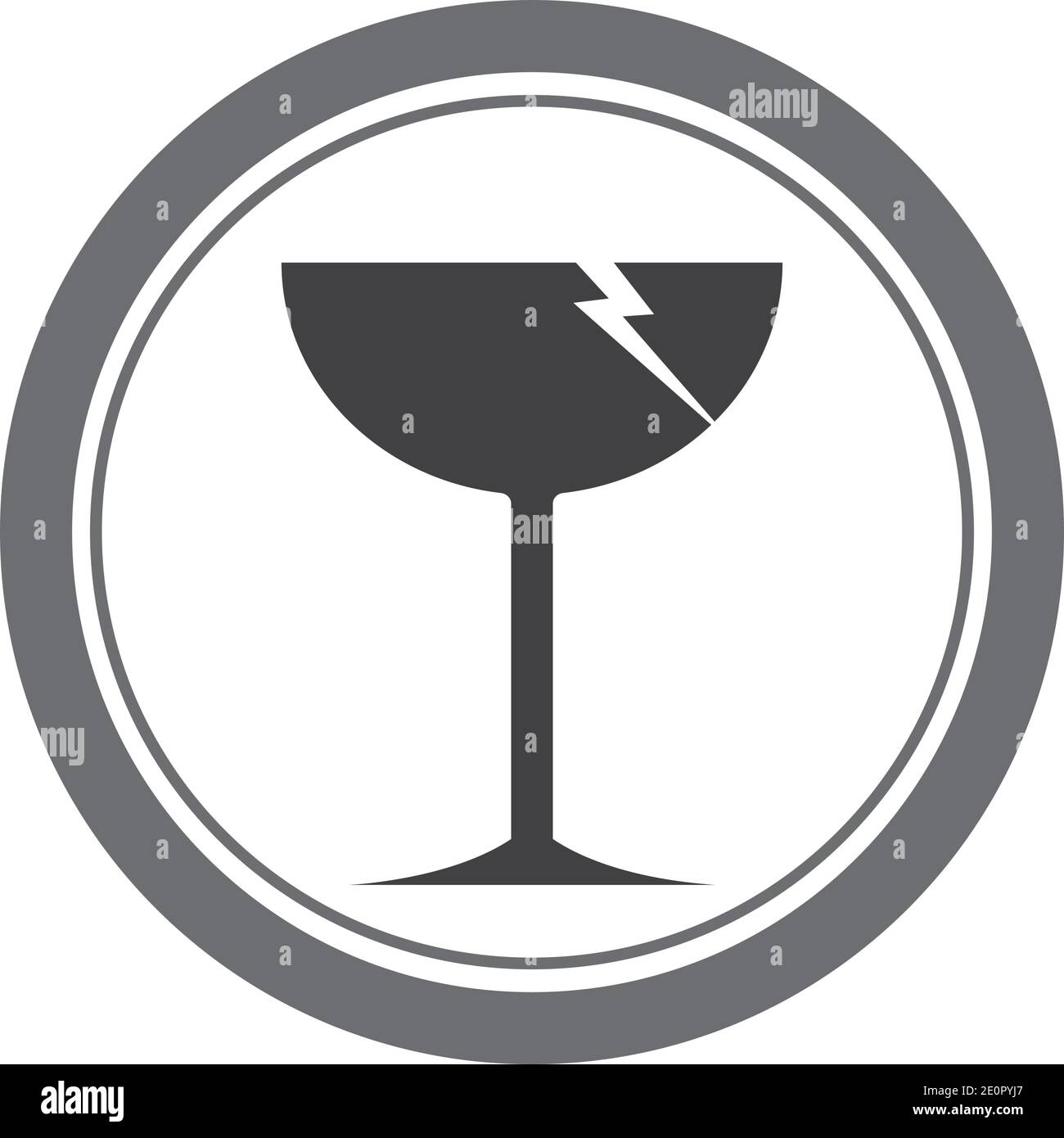 fragile glass vector icon Stock Vector Image & Art Alamy
