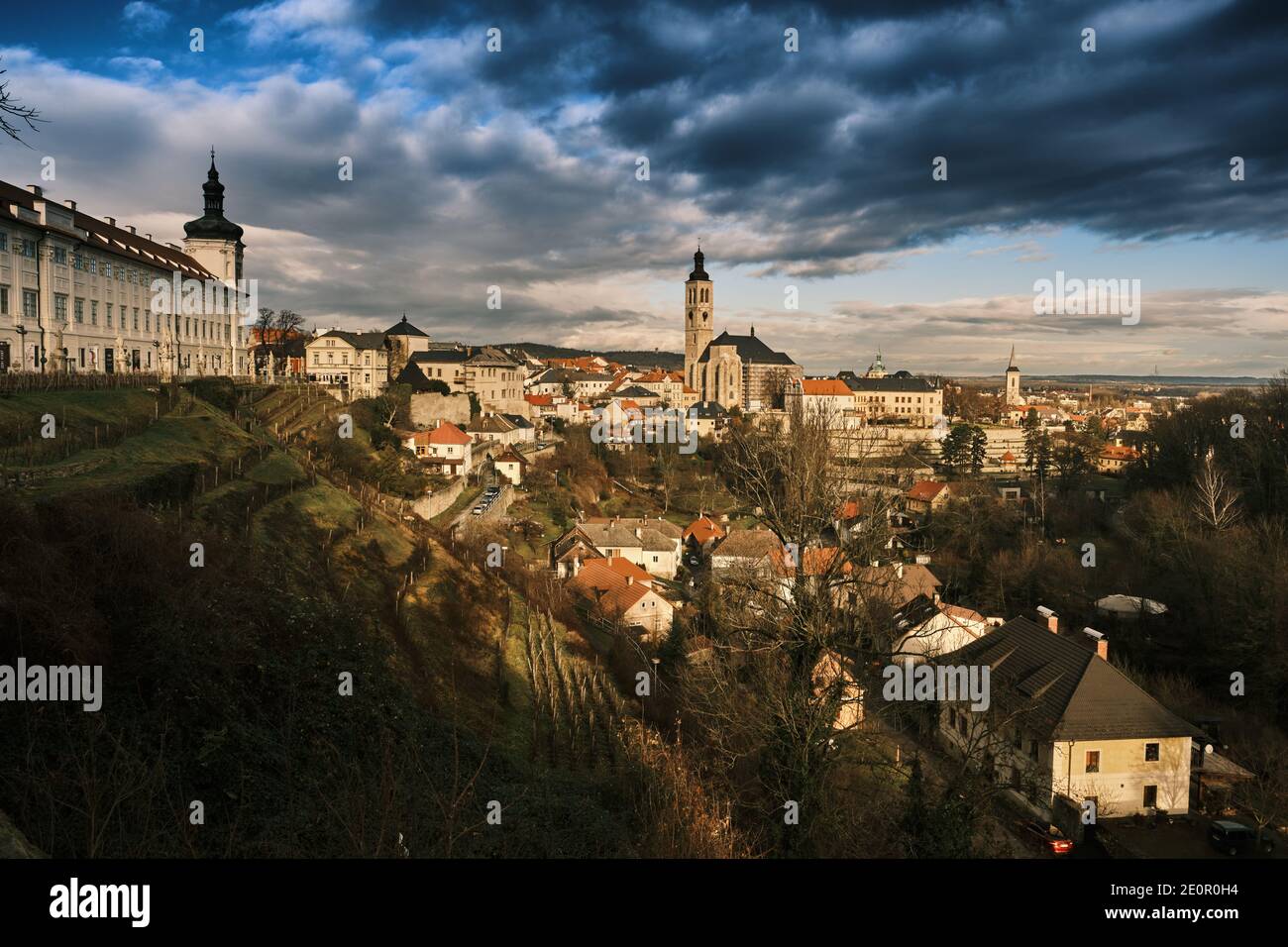 Cathedral in Kutna Hora - protected by UNESCO in Czech republic Stock Photo