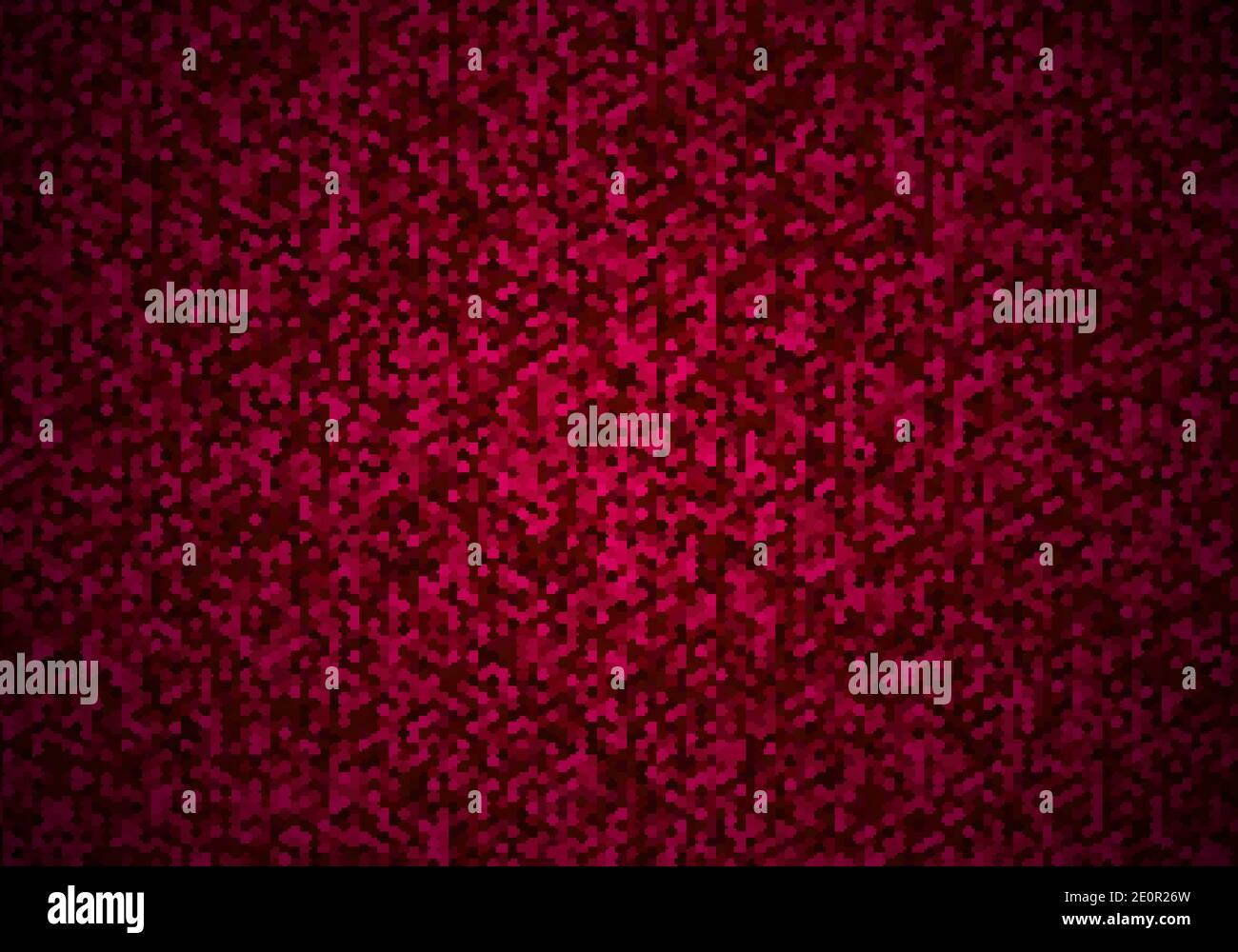 Abstract red hexagon pattern background and texture technology futuristic design concept. Vector illustration Stock Vector