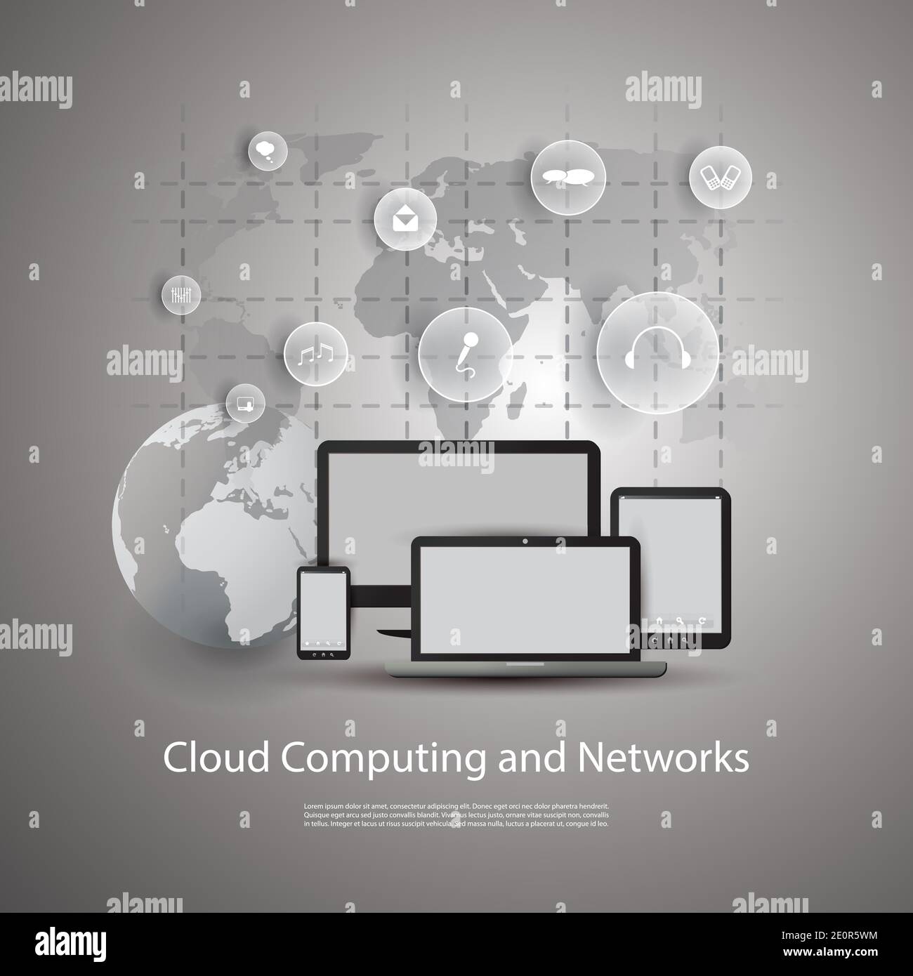 Cloud Computing and Networks Concept Stock Vector Image & Art - Alamy