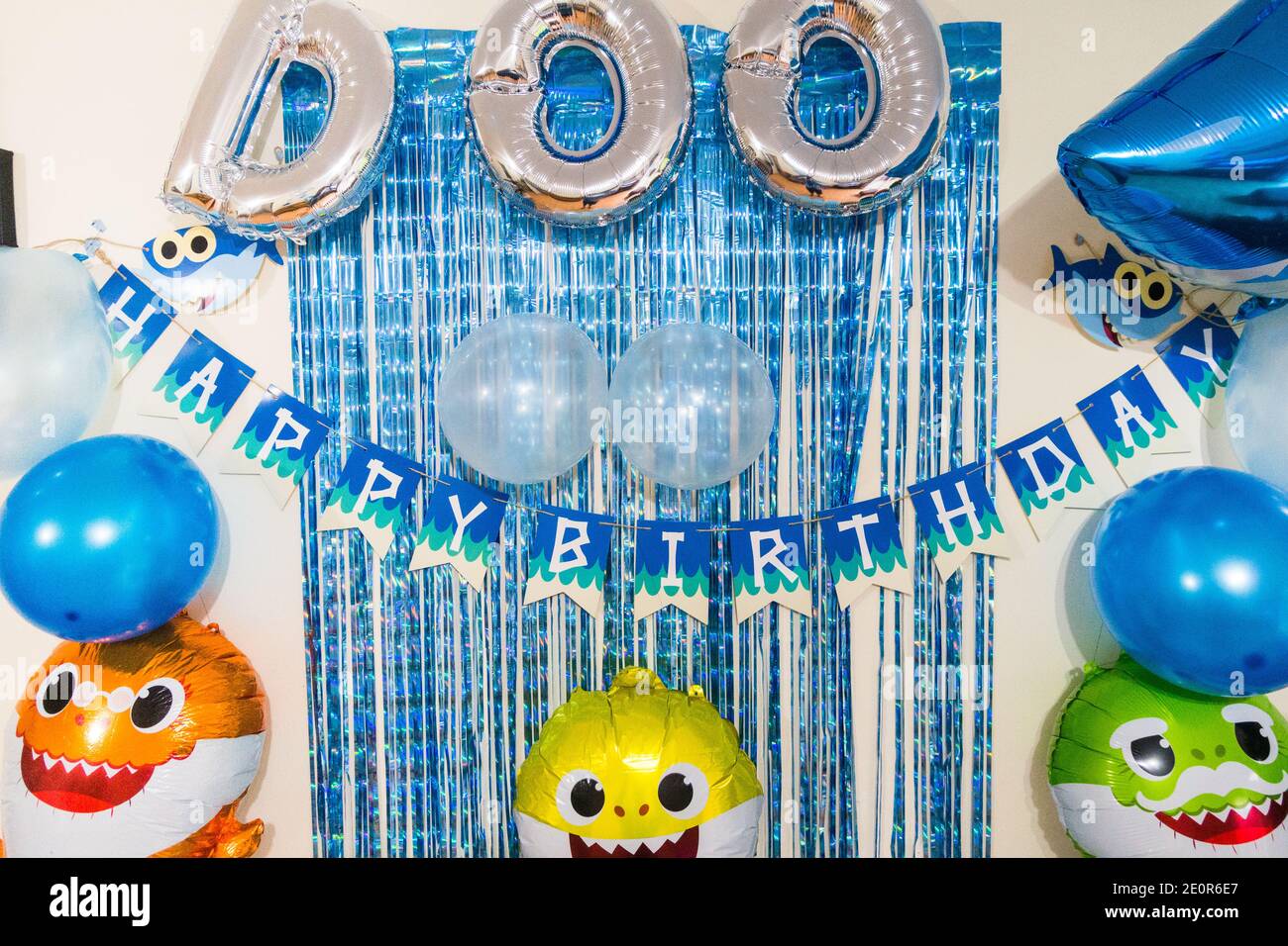Baby Shark Birthday Party Decorations