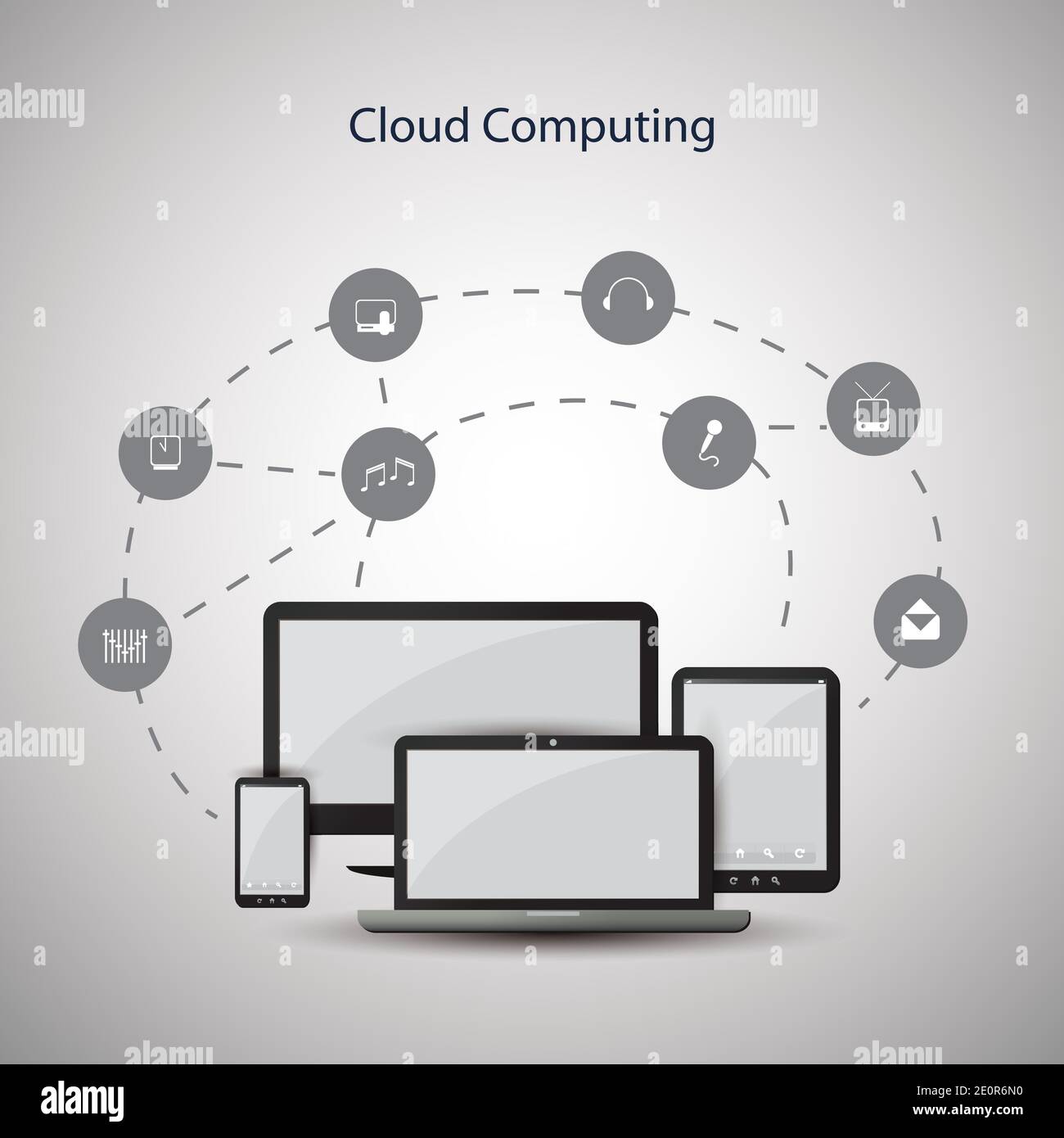 Cloud computing concept Stock Vector Image & Art - Alamy