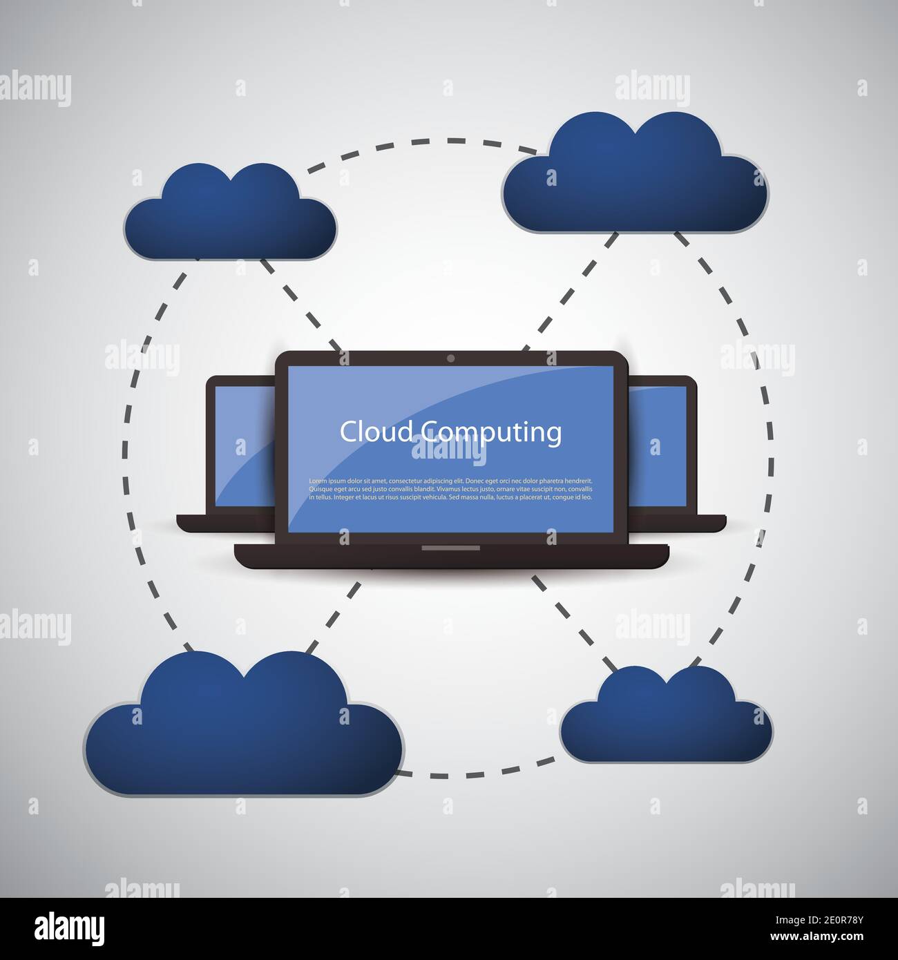 Cloud computing concept Stock Vector Image & Art - Alamy