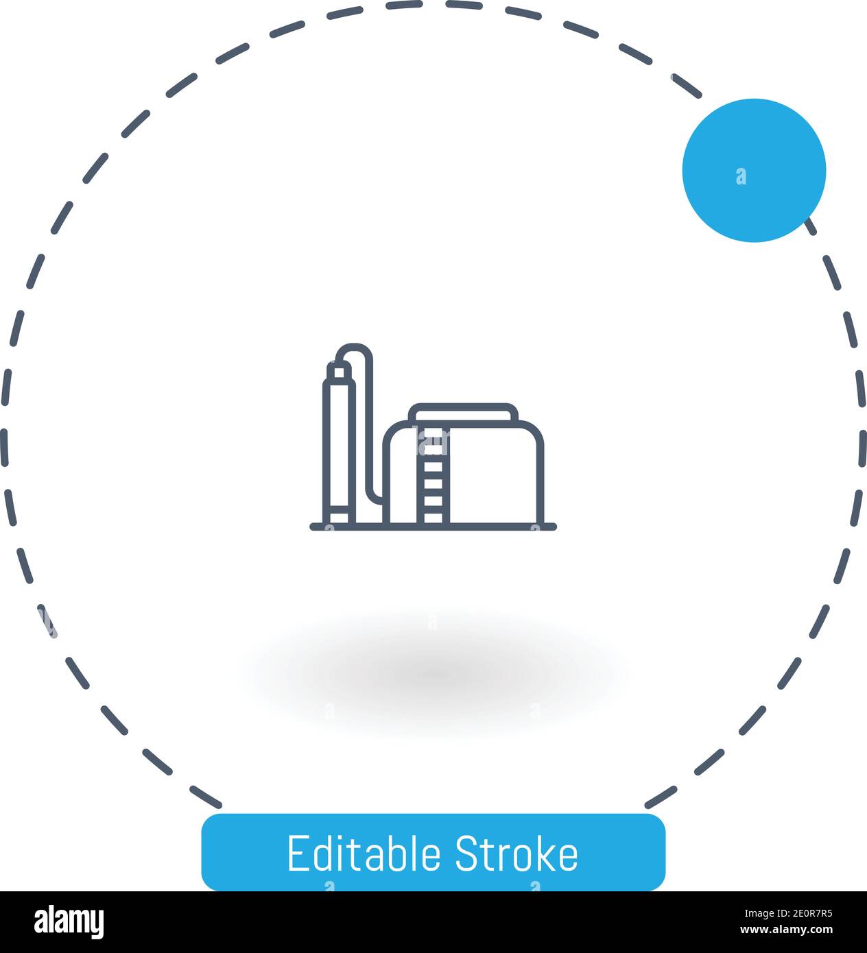 tanks vector icon editable stroke outline icons for web and mobile Stock Vector