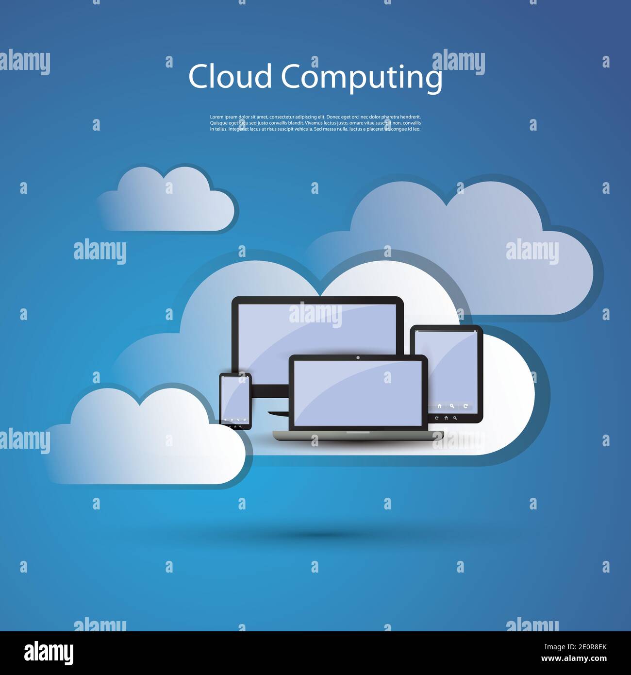 Cloud computing concept Stock Vector Image & Art - Alamy