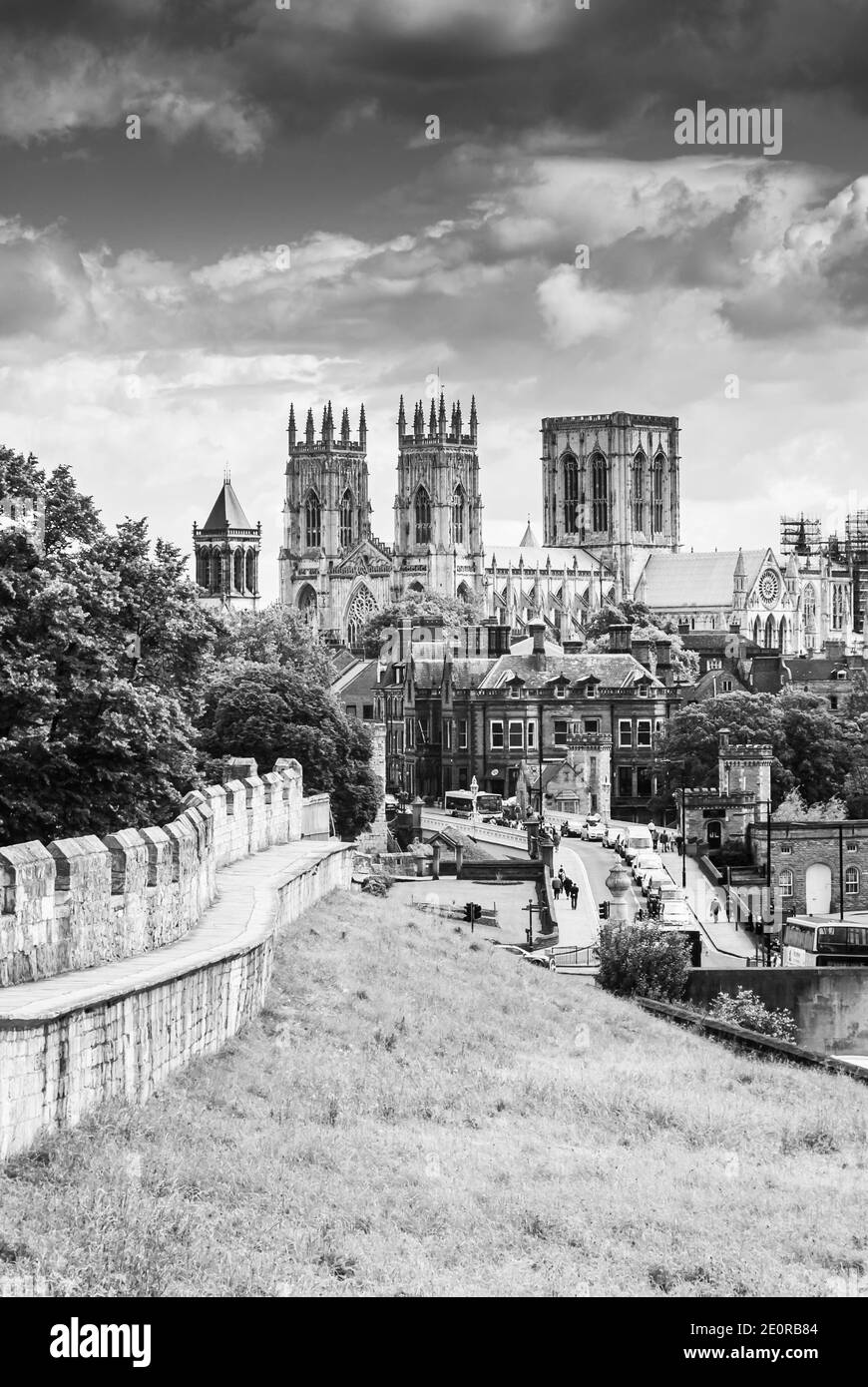 City walls view Black and White Stock Photos & Images - Alamy