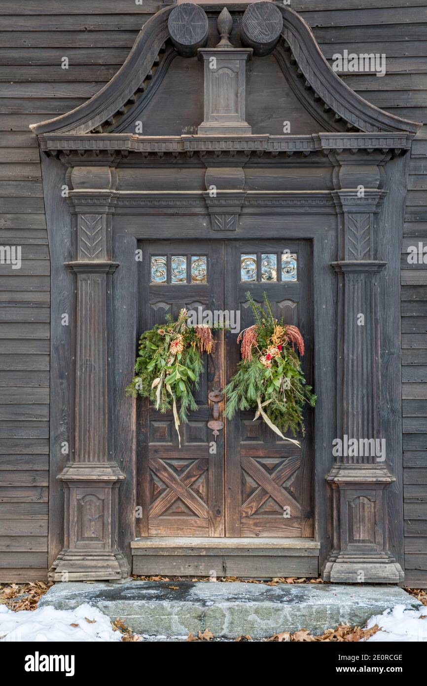 The Ashley House in the Deerfield Village, Deerfield, Massachusetts