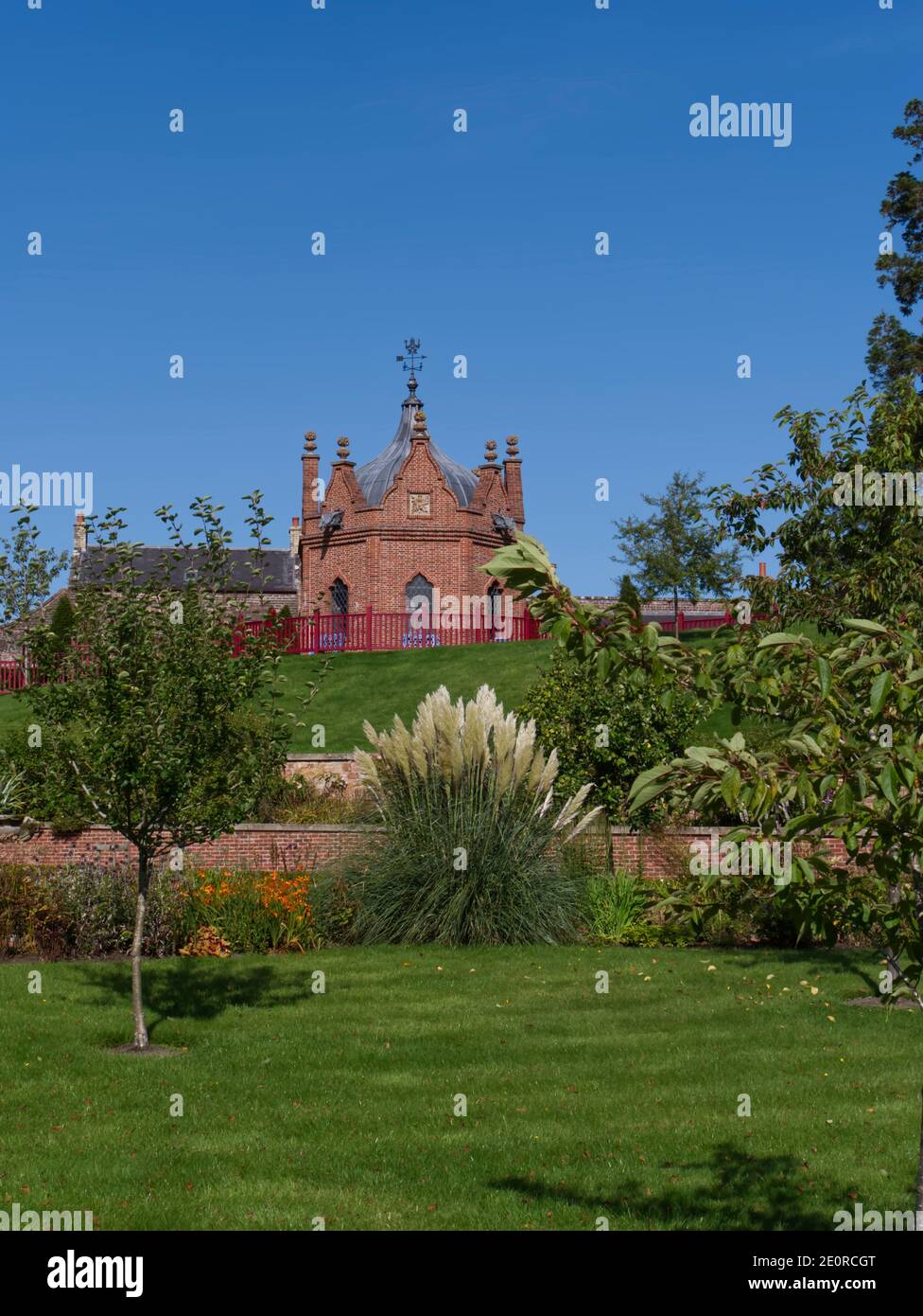 The Belvedere Folly in the Queen Elizabeth Walled Gardens, Dumfries