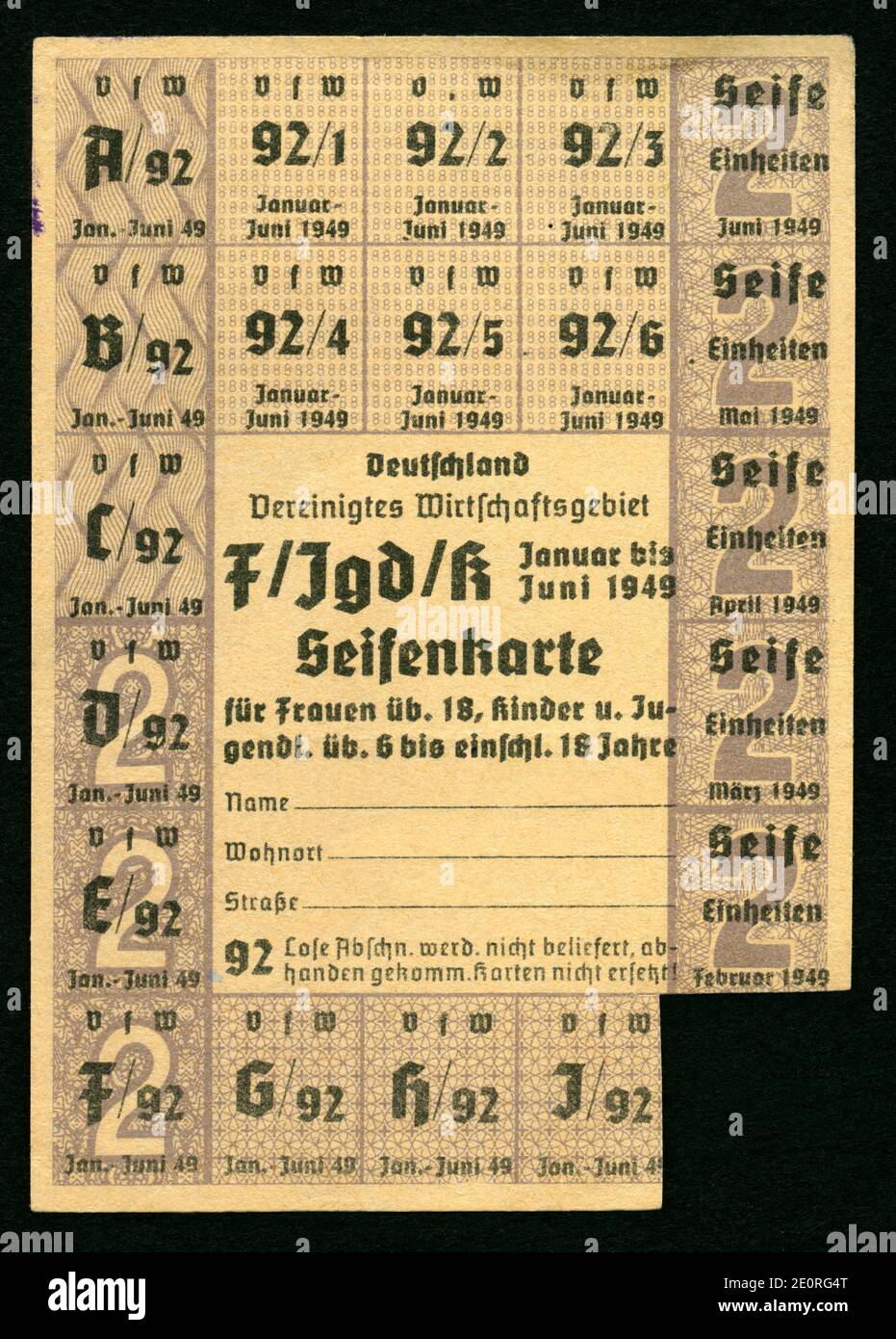 Post War Period Germany Children High Resolution Stock Photography 