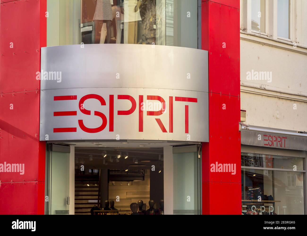 Esprit shop, Esprit Holdings Limited is a publicly owned manufacturer of  clothing, footwear, accessories, jewellery and housewares Stock Photo -  Alamy