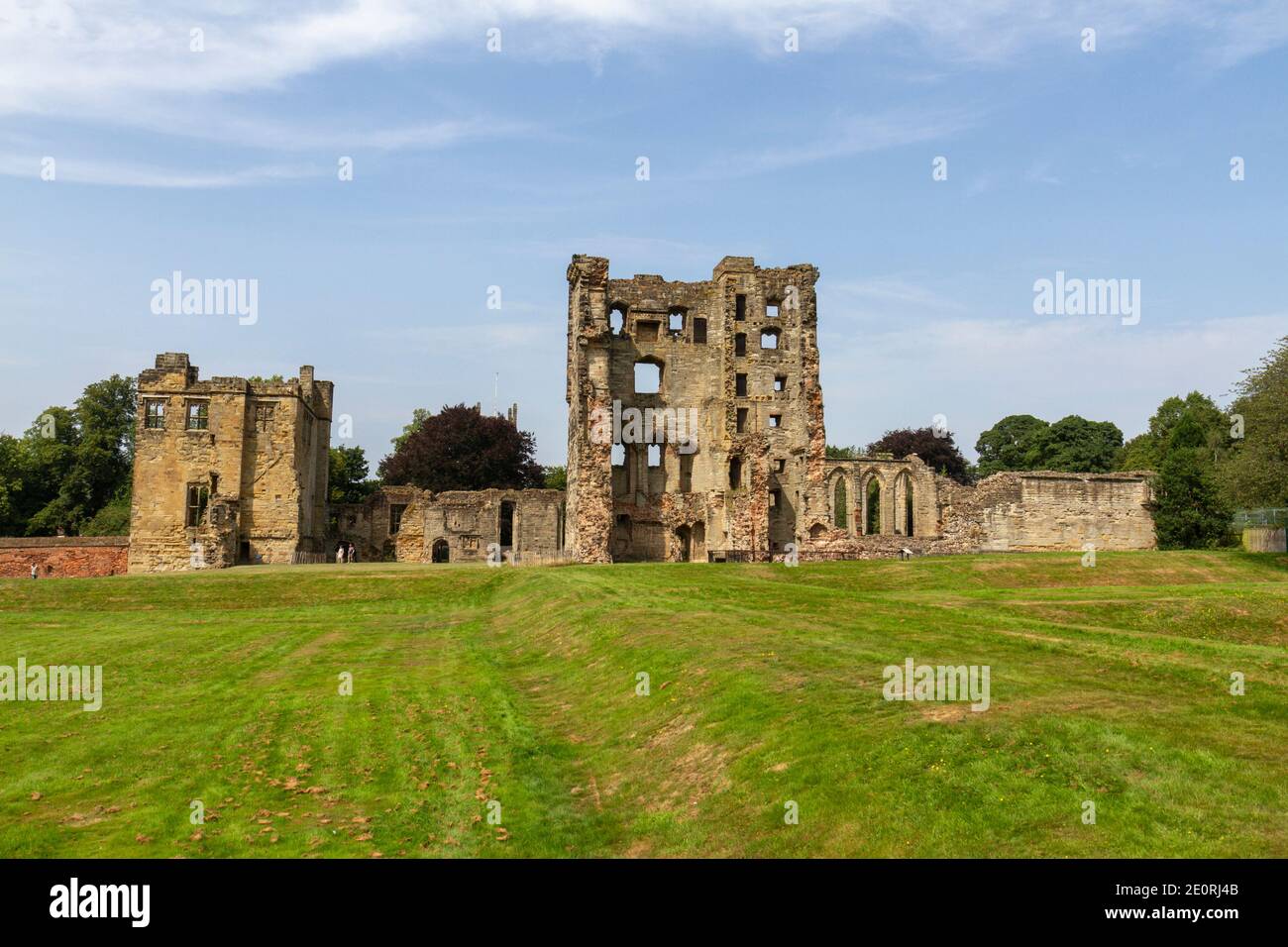 Ashby de la Zouch Castle, with the Great Tower in the centre, Ashbyde