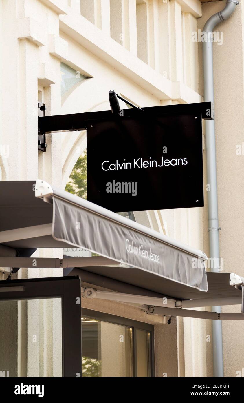 Ingolstadt, Germany: Facade of a ck Calvin Klein store; Calvin Klein, Inc  Stock Photo - Alamy
