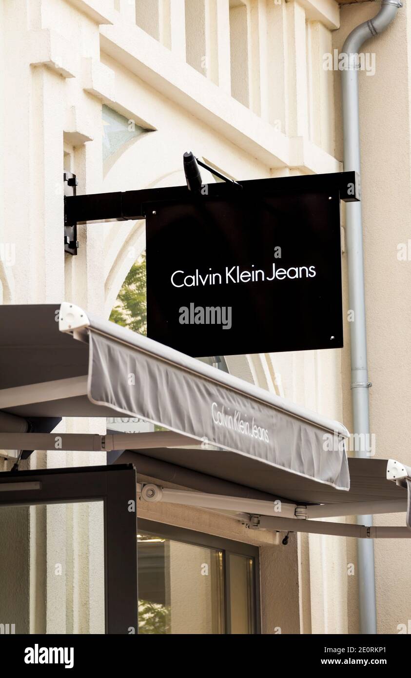 Ingolstadt, Germany Facade of a ck Calvin Klein store; Calvin Klein, Inc Stock Photo Alamy