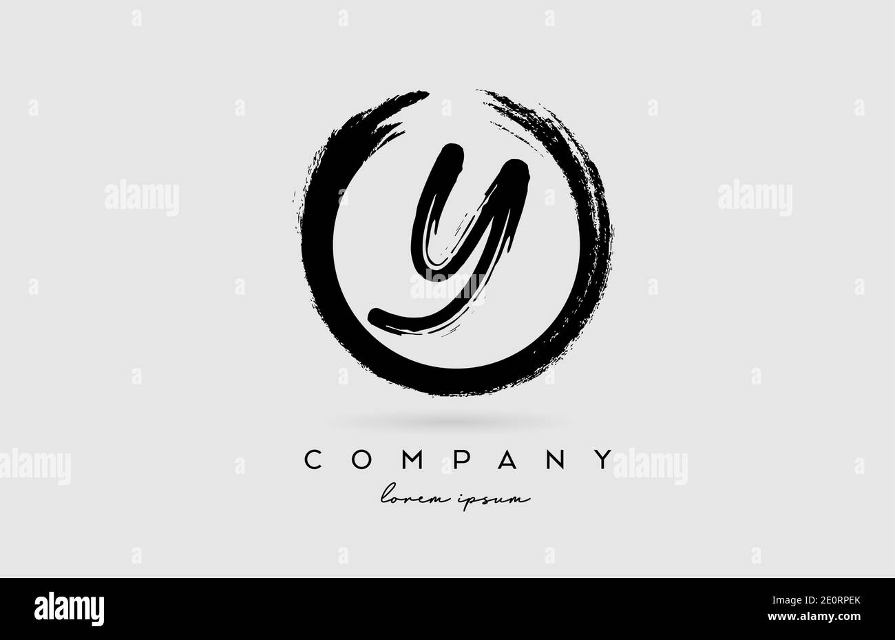 grunge Y alphabet letter logo icon. Vintage Design for company and ...