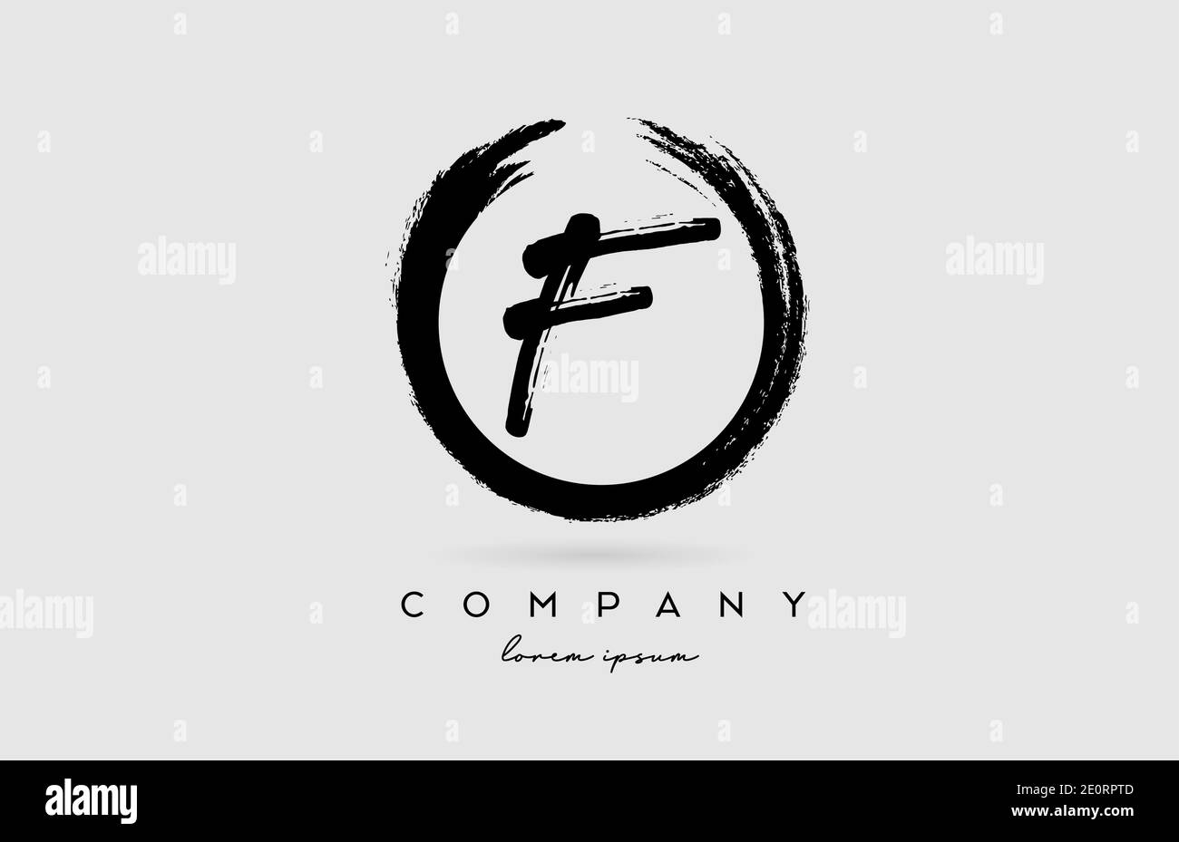 grunge F alphabet letter logo icon. Vintage Design for company and ...