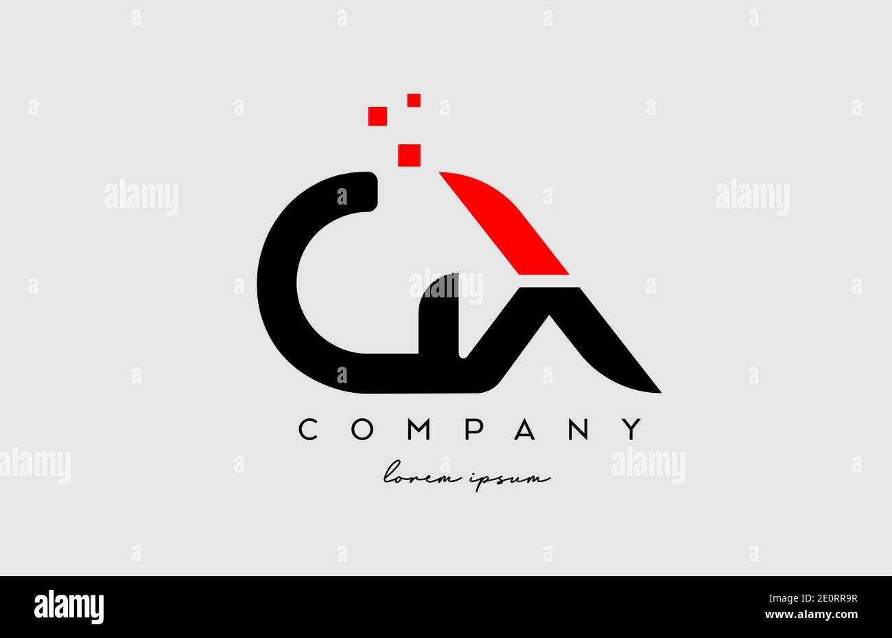 black red GX G X alphabet letter logo icon combination. Design for ...