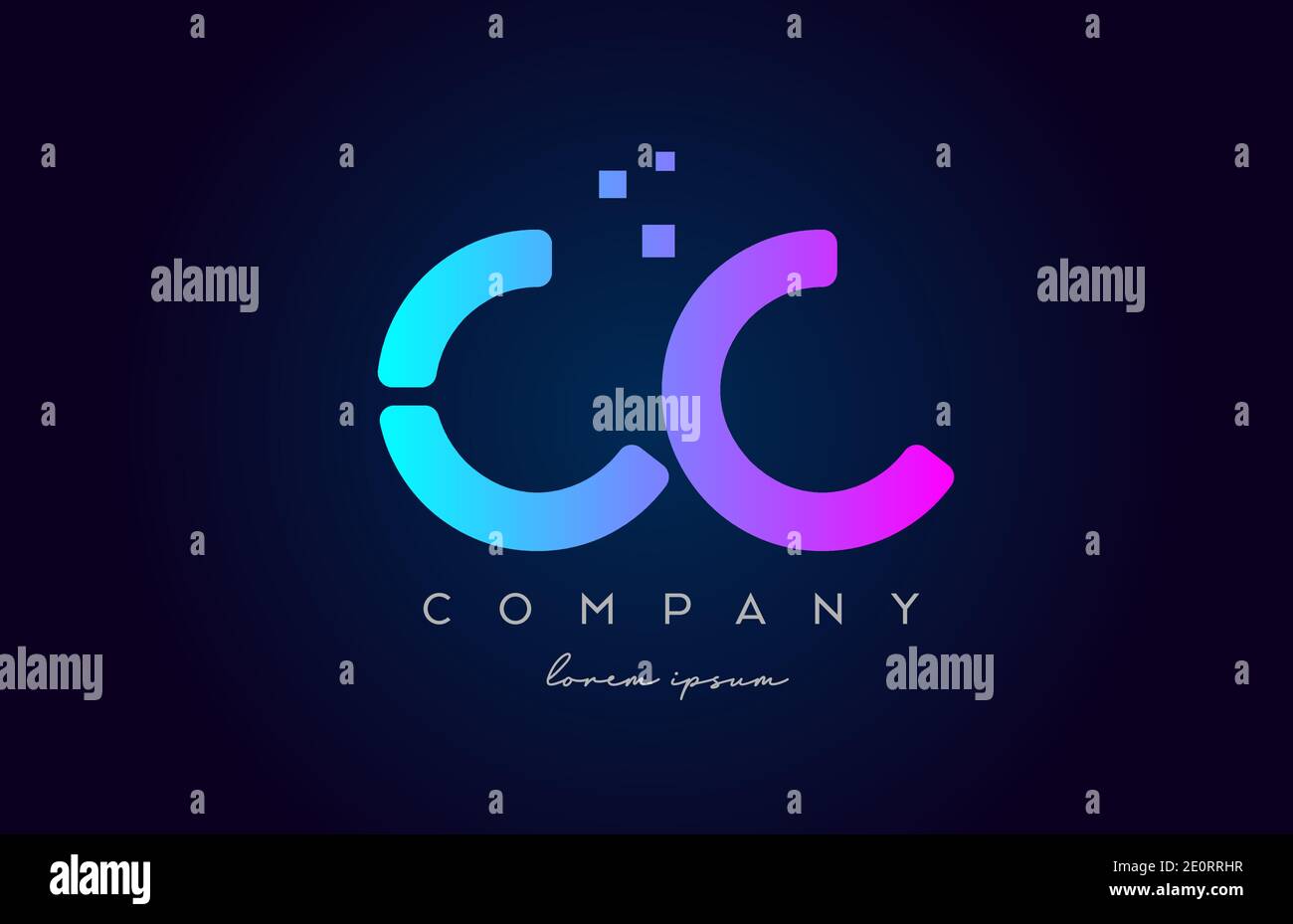 CC C C alphabet letter logo icon combination. Creative design for ...