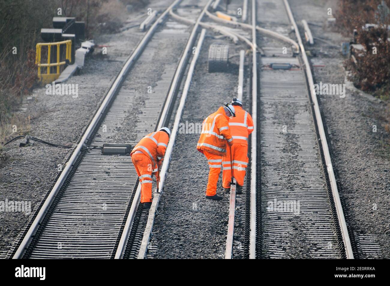 Rail Workers High Resolution Stock Photography And Images Alamy