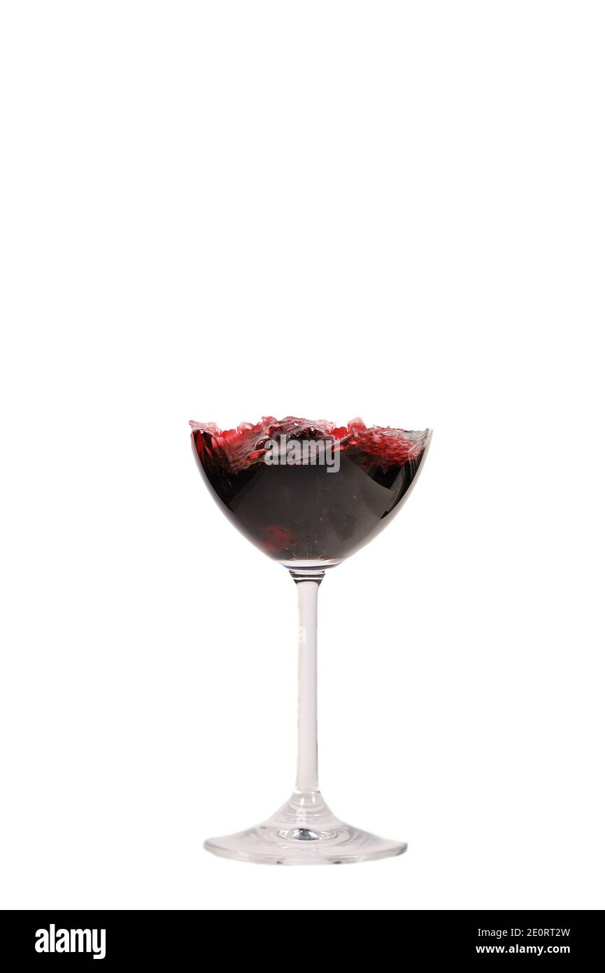 Sparkling red wine glass hires stock photography and images Alamy