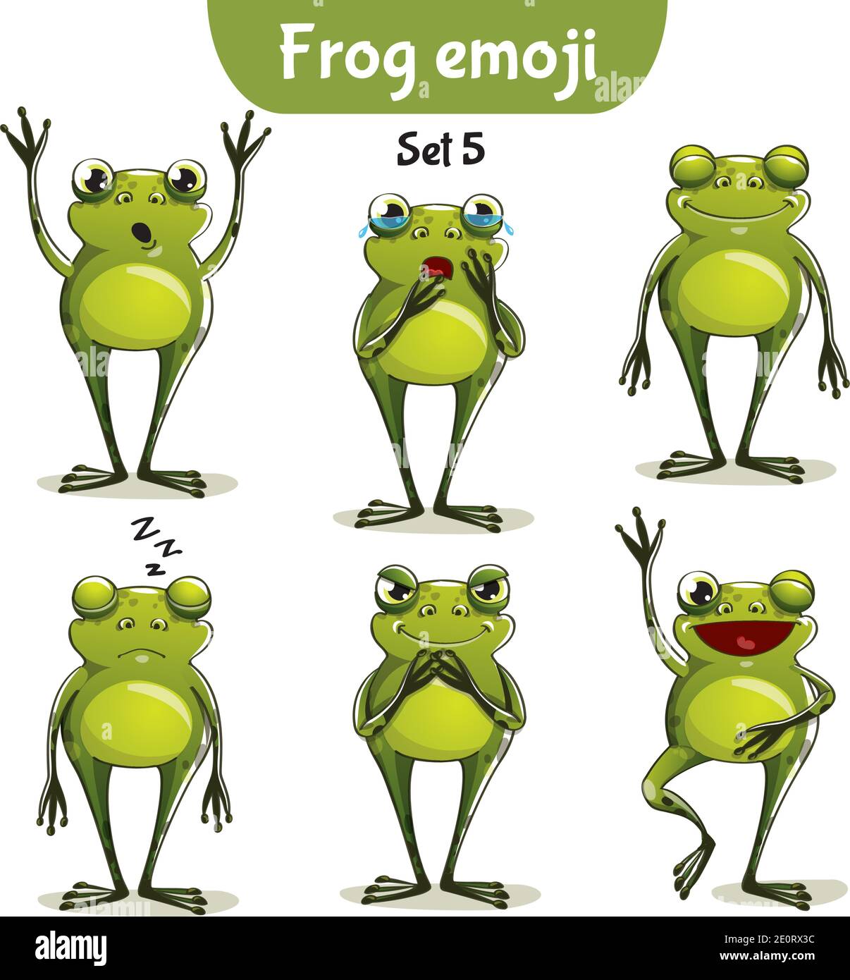 Vector set of cute frog characters. Set 5 Stock Vector Image & Art - Alamy Vector set of cute frog characters. Set 5 Stock Vector Image & Art - Alamy