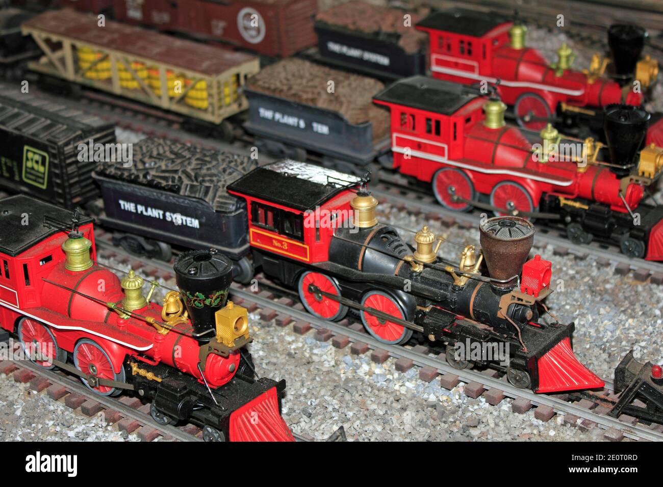 toy steam engine trains Stock Photo Alamy