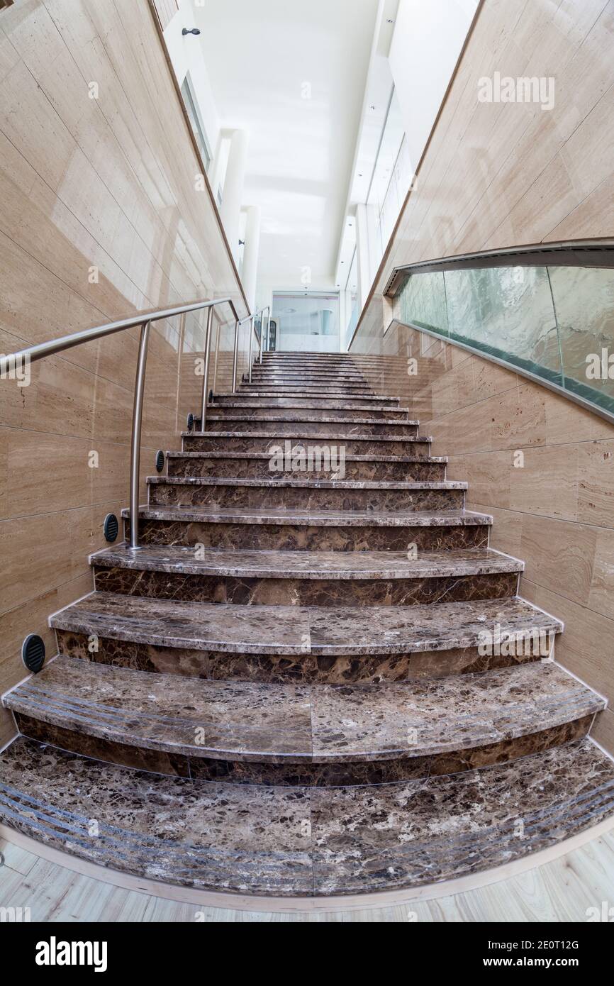 interior of modern marble stairs Stock Photo - Alamy, image size:866x1390