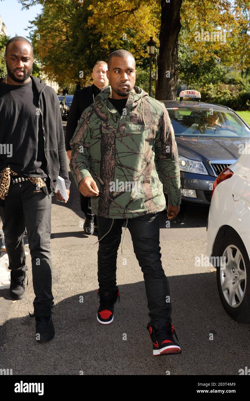 Kanye West Arrives At The Celine Spring Summer 13 Collection Show During Paris Fashion Week In Paris France On September 30 12 Photo By Alban Wyters Abacapress Com Stock Photo Alamy