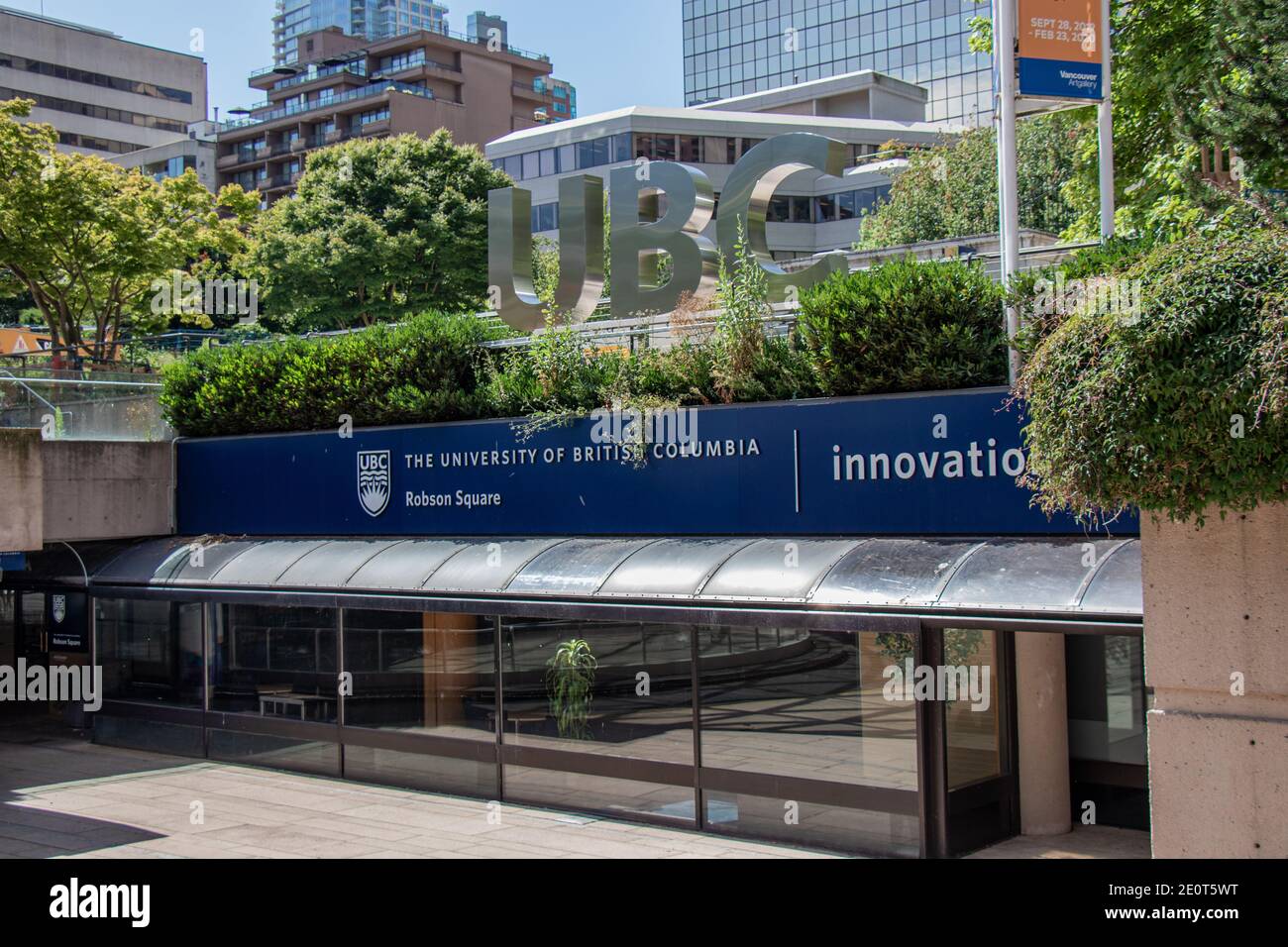 Vancouver, Canada June 29,2020 UBC Robson Square is an extension of