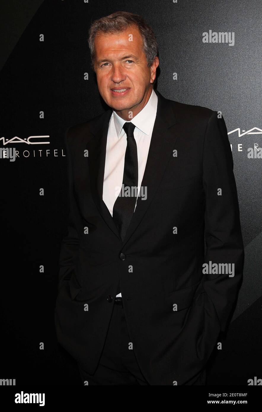 Mario Testino attending the 'MAC and Carine Roitfeld - Le Bal' held at the  Hotel Salomon de Rothschild in Paris, France on october 2nd, 2012. Photo by  Marco Vitchi/ABACAPRESS.COM Stock Photo -