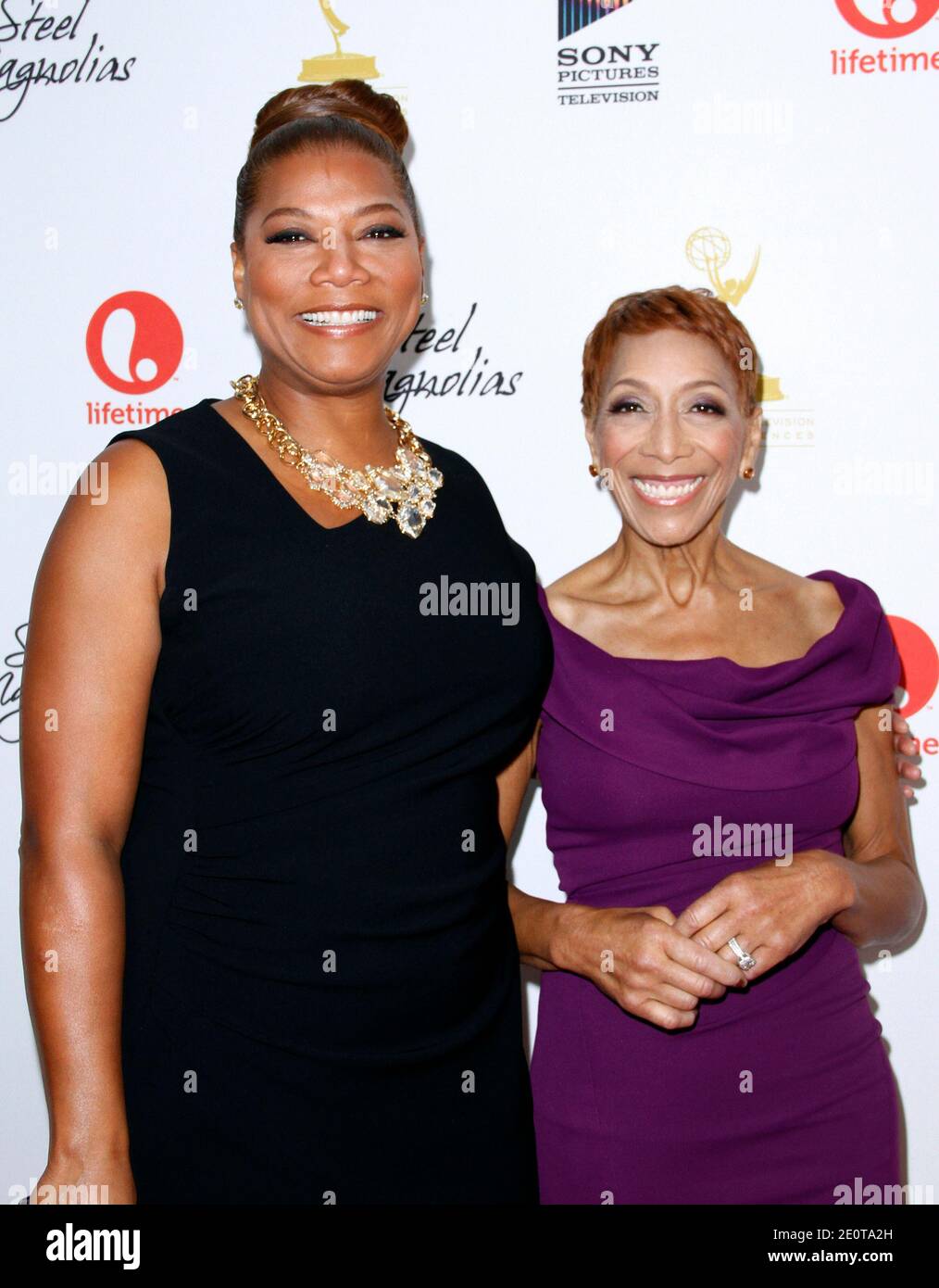 Queen Latifah and Rita Owens attend the Steel Magnolias Premiere at the