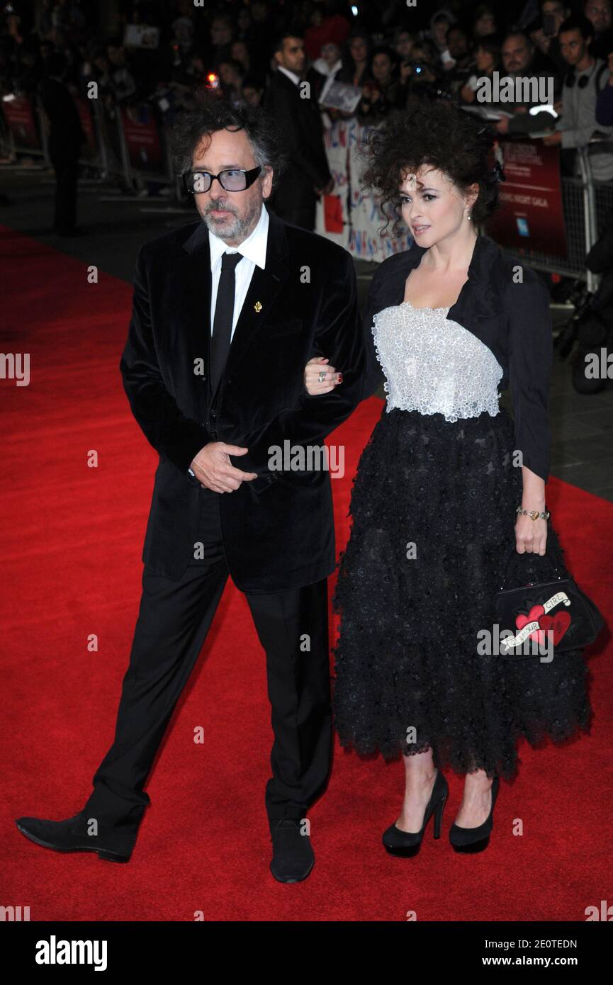 Tim Burton and Helena Bonham Carter attending the Premiere of Frankenweenie  opening the BFI London Film Festival at Odeon Leicester Square on October  10, 2012 in London, UK. Photo by Aurore Marechal/ABACAPRESS.COM