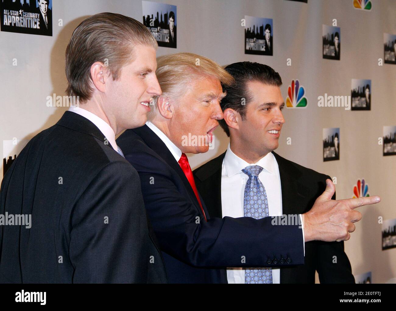Eric Trump, Donald Trump Donald Trump Jr attend the "All-Star Celebrity ...