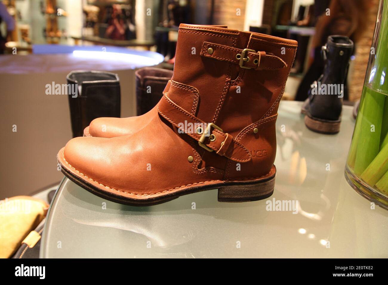 Atmosphere at the opening of new store 'UGG Australia', in Paris, France on  October 18 , 2012. Photo by Marco Vitchi/ABACAPRESS.COM Stock Photo - Alamy