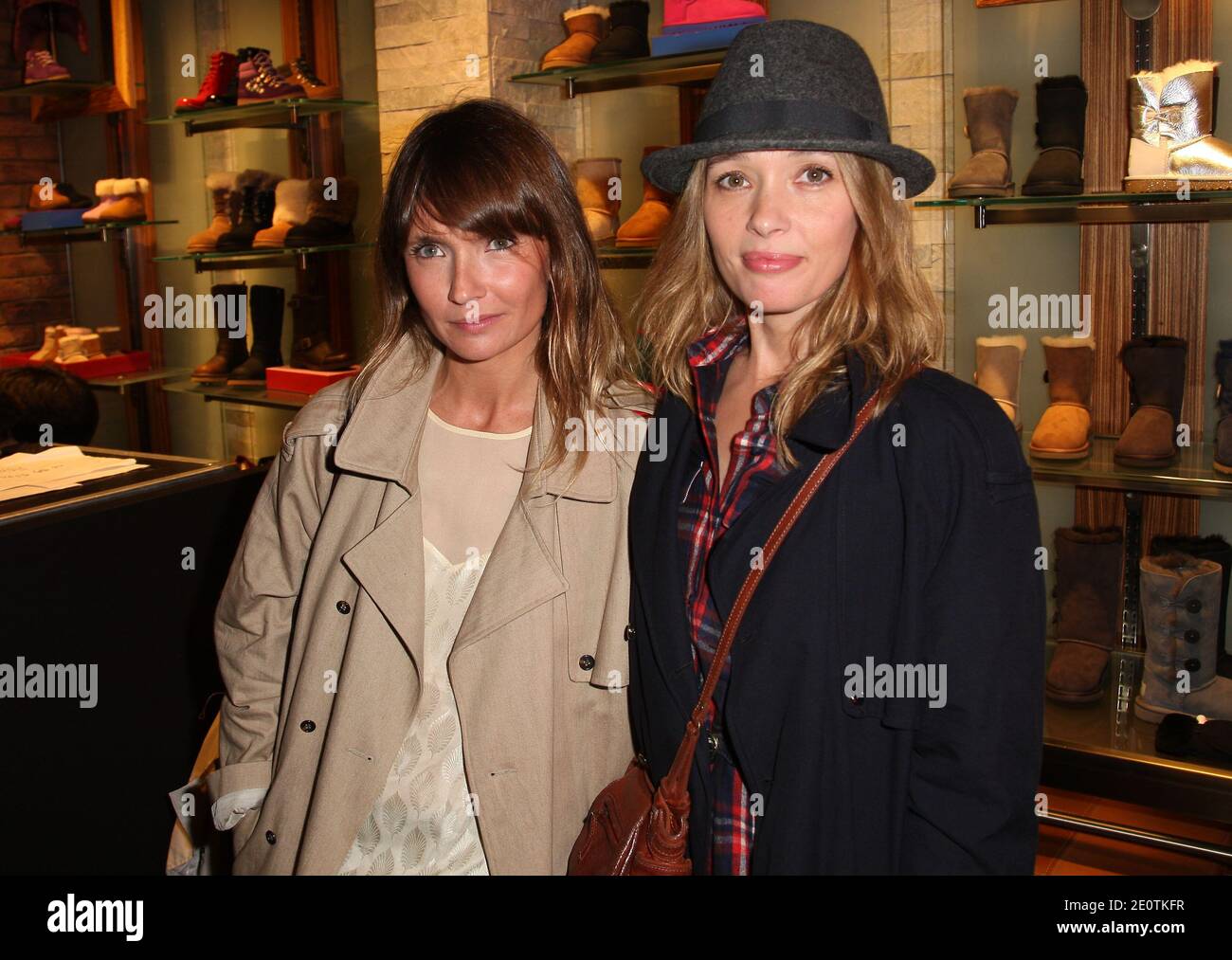 L-R) Axelle Laffont and Anne Marivin attending the opening party of new  store 'UGG Australia', in Paris, France on October 18 , 2012. Photo by  Marco Vitchi/ABACAPRESS.COM Stock Photo - Alamy