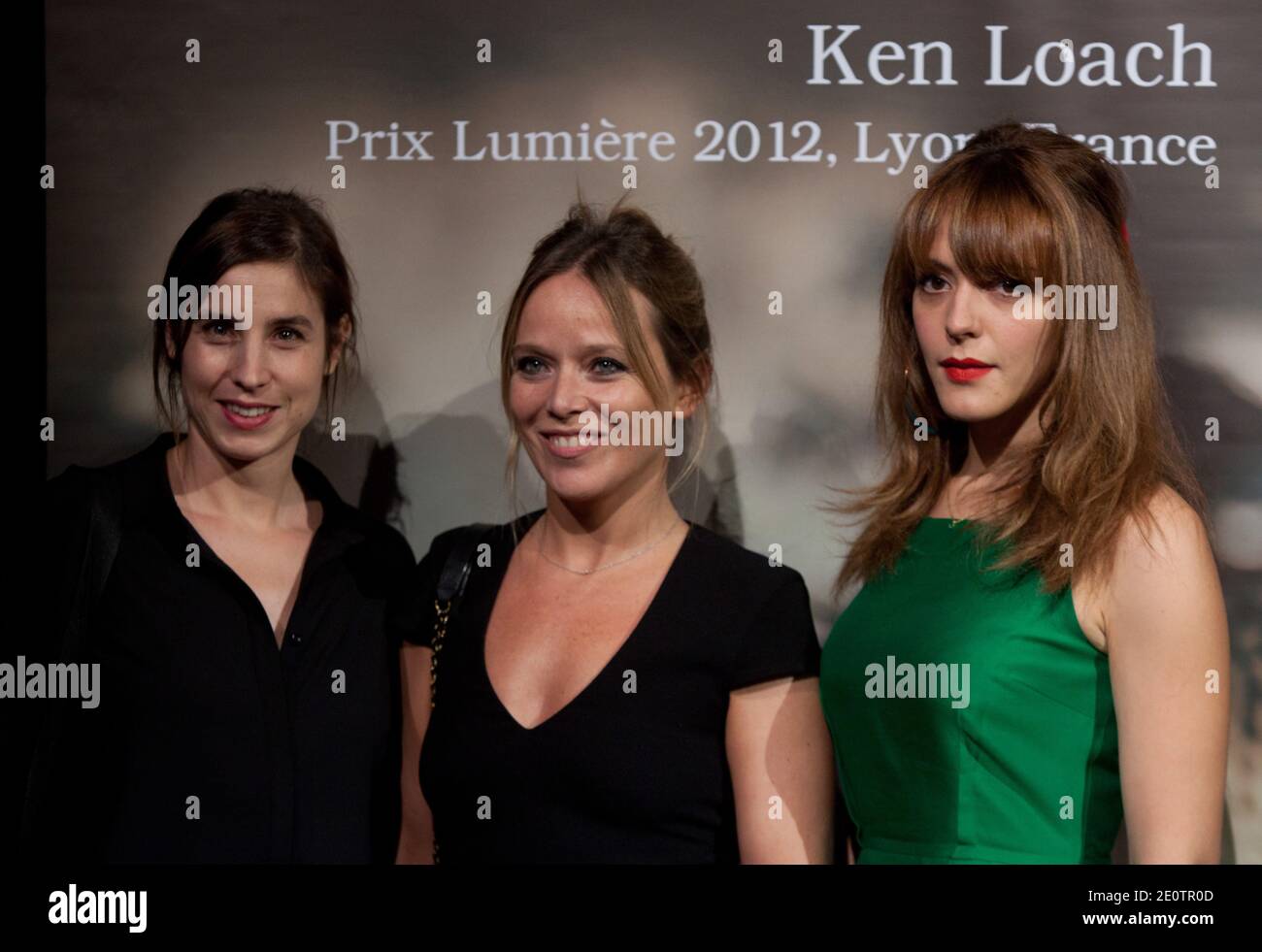 Anne Azoulay and Monia Choukri attending the Prix Lumiere 2012 award in  Lyon, France on October 20, 2012. Photos by Vincent Dargent/ABACAPRESS.COM  Stock Photo - Alamy