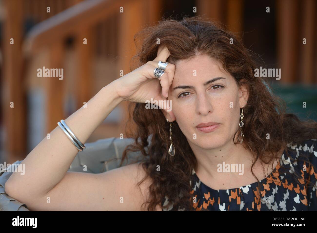 Ruba Blal and Annemarie Jacir pose at the 6th Abu Dhabi Film Festival in  Abu Dhabi, United Arab Emirates on October 18, 2012. Photo by Ammar Abd  Rabbo/ABACAPRESS.COM Stock Photo - Alamy