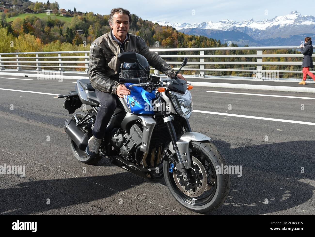 Philippe Monneret attending the Pont de Saint-Gervais' (Saint-Gervais'Bridge) inauguration day in Saint-Gervais, France on November 3, 2012. Photo by Jeremy Charriau/ABACAPRESS.COM Stock Photo